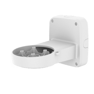 Soporte PTZ / Pared y Poste / Color Blanco / Aluminio / Carga Máxima 15 kg (33.07 lb) / Dimensiones 360x210x245 mm (14.17x8.27x9.65 in) / Diseño Reversible