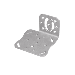 Placa de Montaje / Acero Inoxidable 4 mm / Ajuste Angular / Para Cámaras MV440-MV500 / 80x80x60 mm (3.15x3.15x2.36 in)