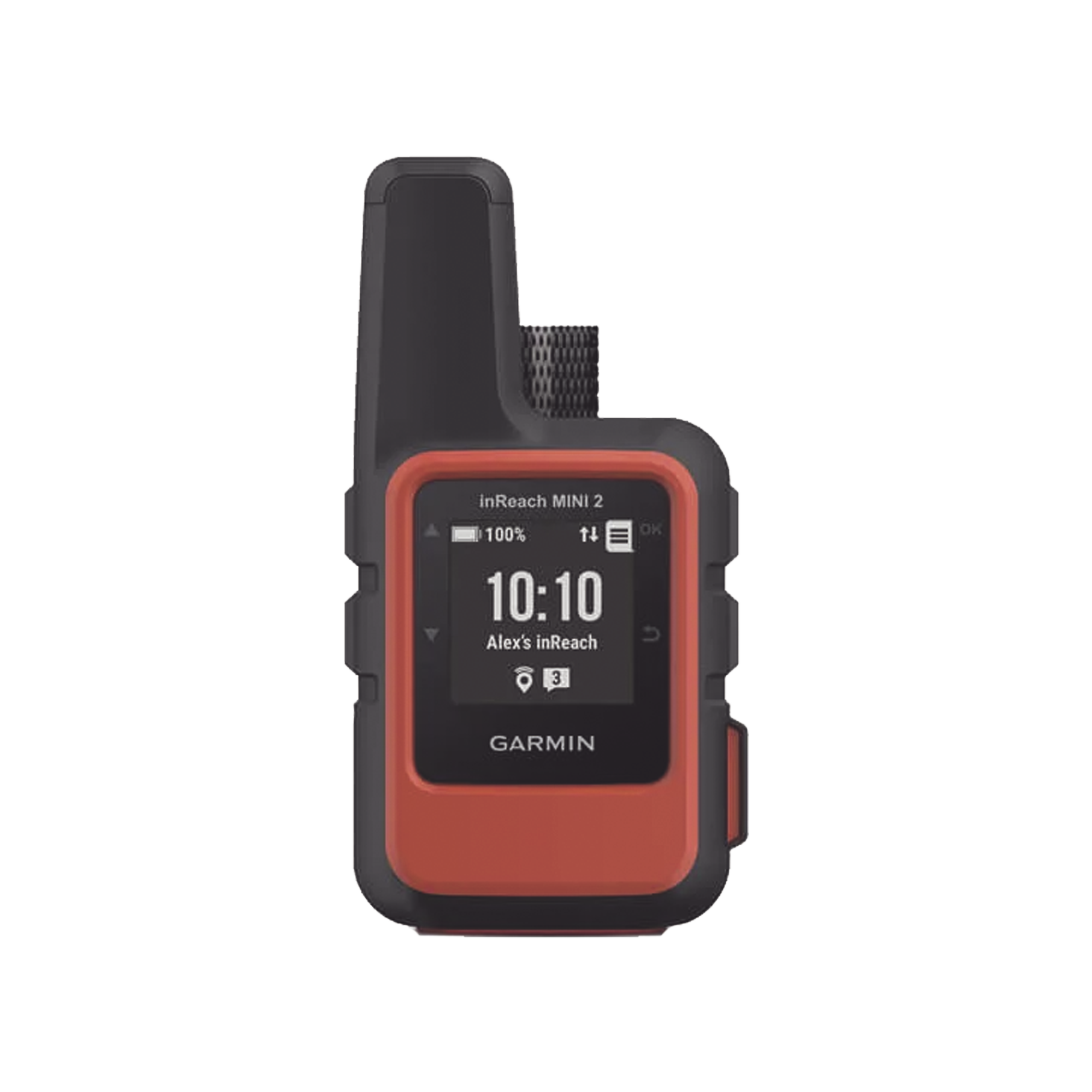 GPS portátil inReach® Mini 2 / Pantalla Monocroma Transflectiva 23 x 23 mm / Resolución 176 x 176 píxeles / Batería de Iones de Litio / Autonomía Hasta 14 Días / Resistencia al Agua IPX7 / Sensores GPS, Galile