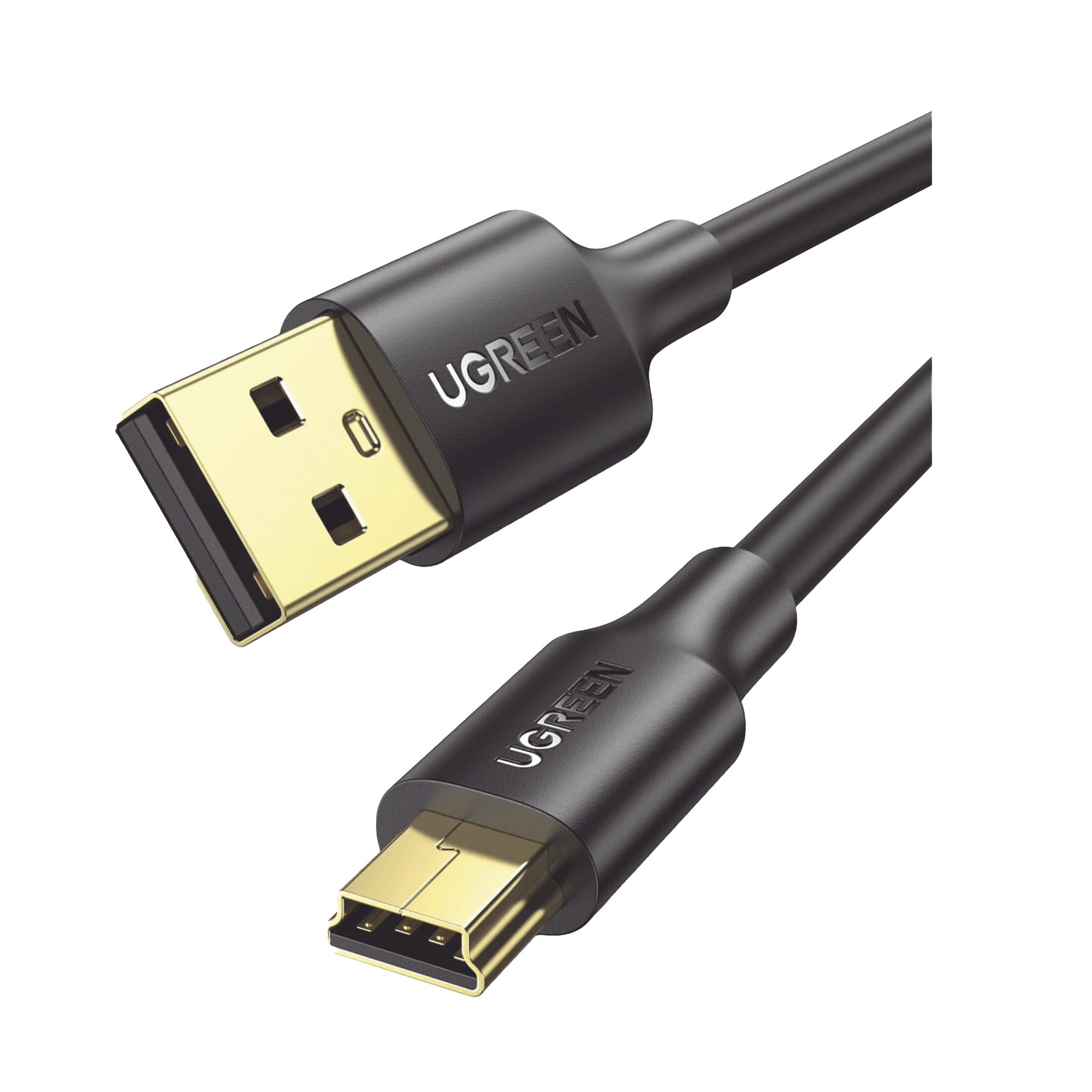 Cable USB-A 2.0 a Mini USB | 1m | Cable de Datos y Alimentación | 480Mps | Chip Inteligente | PVC | Para Discos Duros HDD o SSD, Go-Pro Hero, Mando de PS3, Cámaras Digitales, Reproductores MP3, MP4, etc.