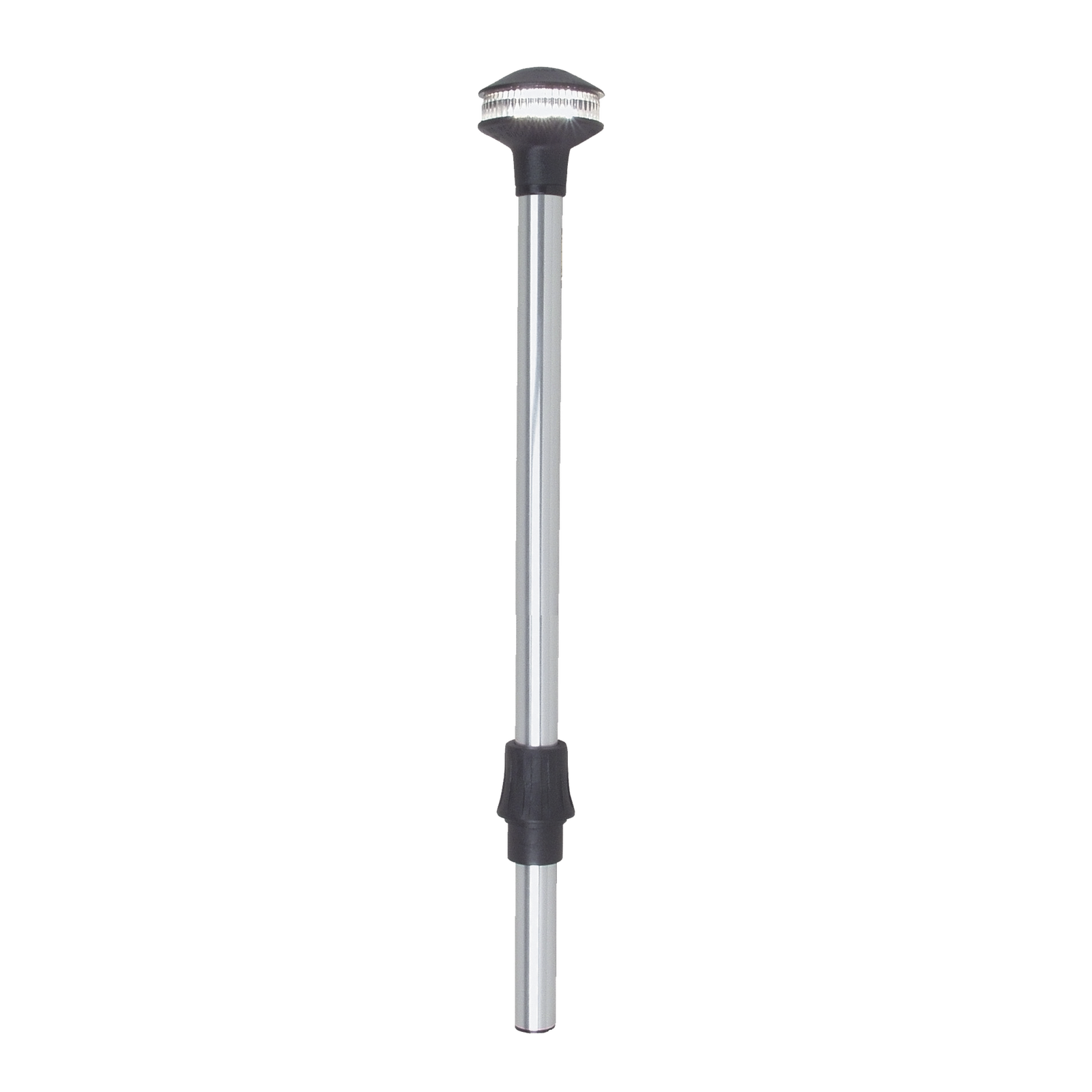 Luz de Navegación, 2 Millas USCG Certificada, 12 Volt, 9 Watts, Polo Stow-A-Way Plug-In, Lente Fluted Clear, Contactos Bañados en Oro, Collar de Bloqueo