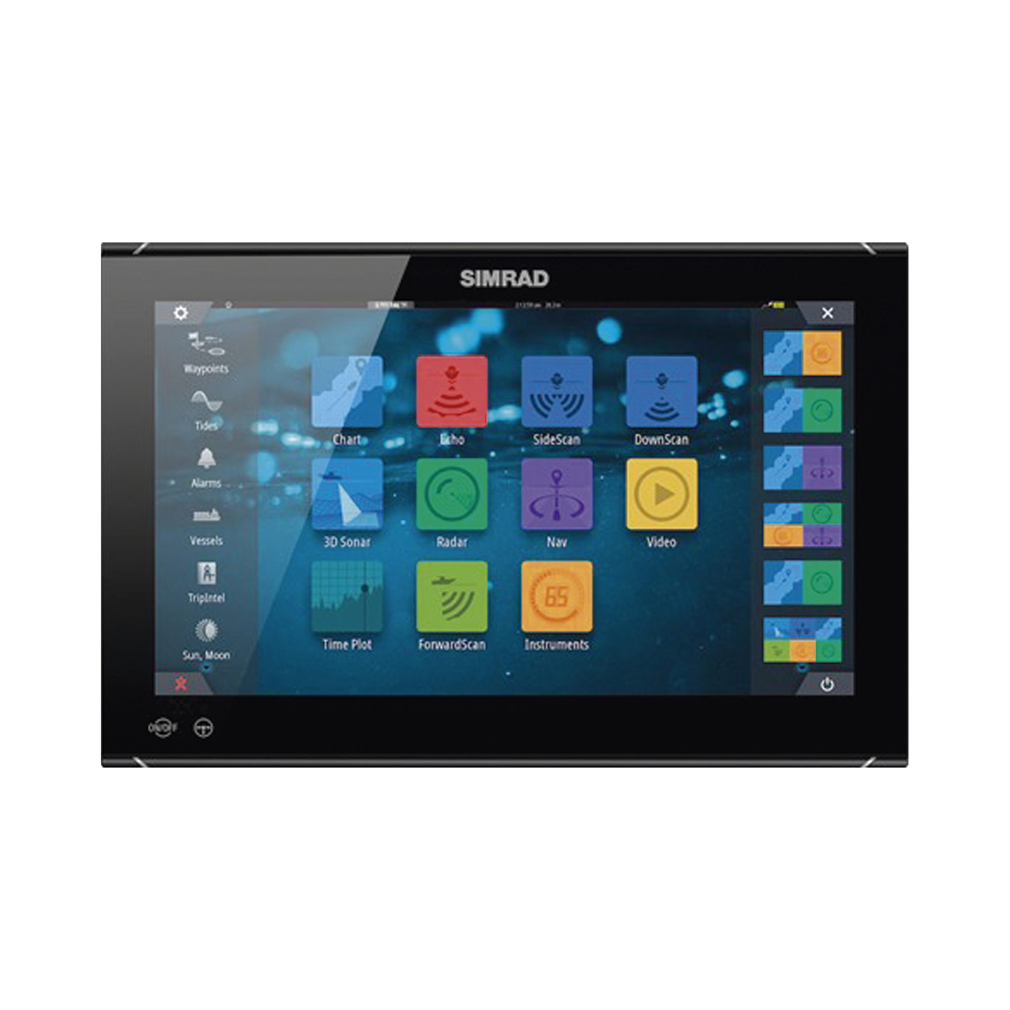 Pantalla multifuncional NSO Evo3S de 16" de alto rendimiento.