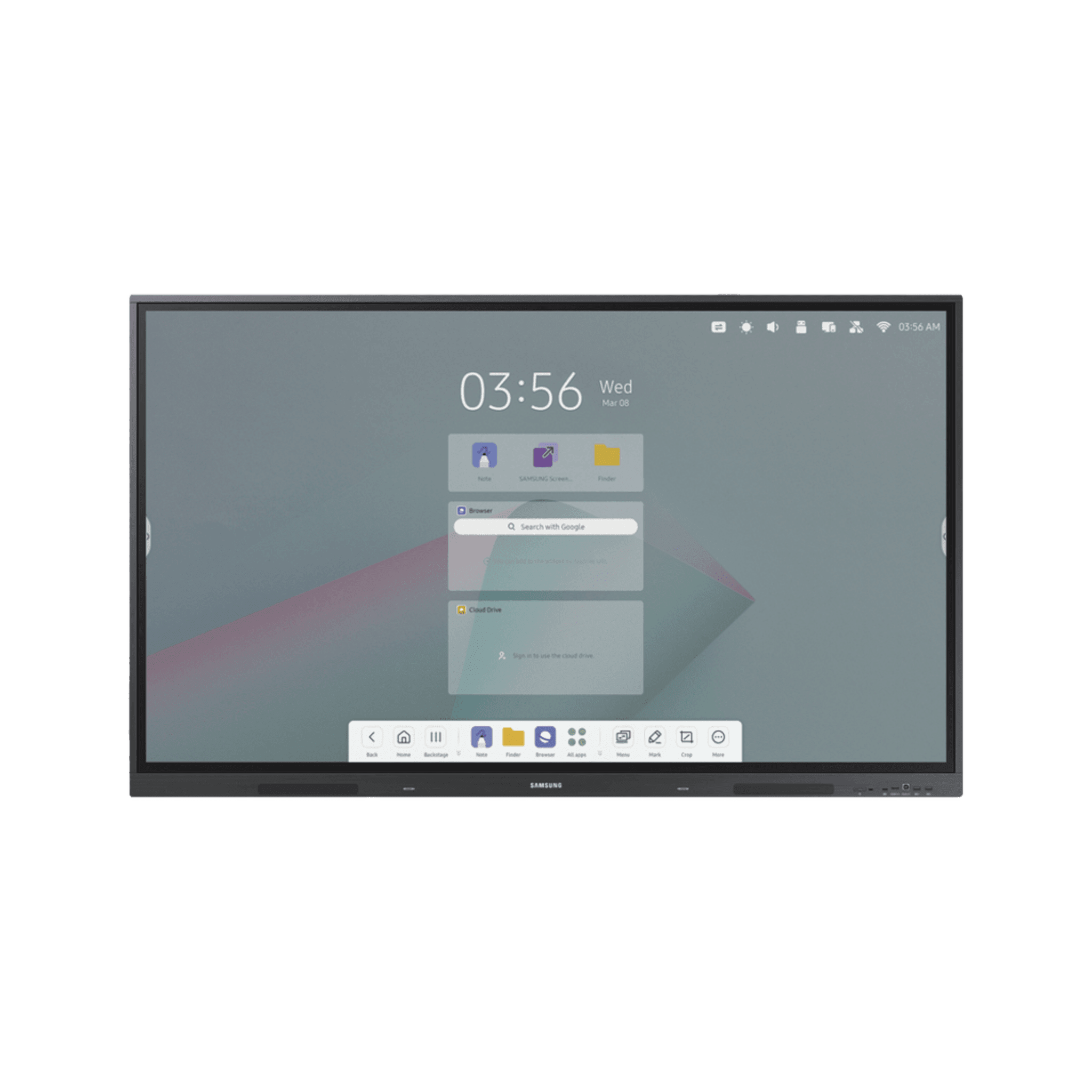 Pantalla Touch 4K Interactivo de 86" con Lápiz Táctil. WIFI, Puertos USB/RS232/LAN/HDMI/DP, Compatible VESA