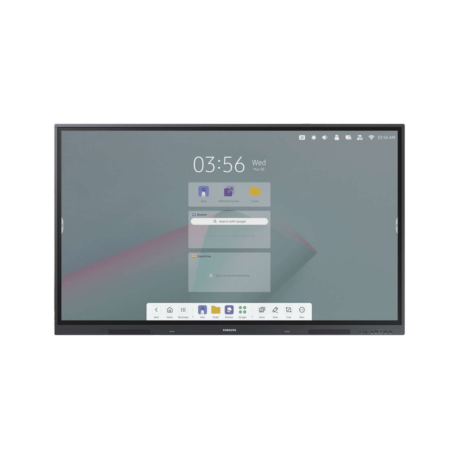 Pantalla tactil interactiva 75" Android 14 certificado con EDLA / Touch tipo IR / UHD / 400 nits / HDMI / USB / WIFI / RJ45 / Compatible con montajes VESA 800 x 400