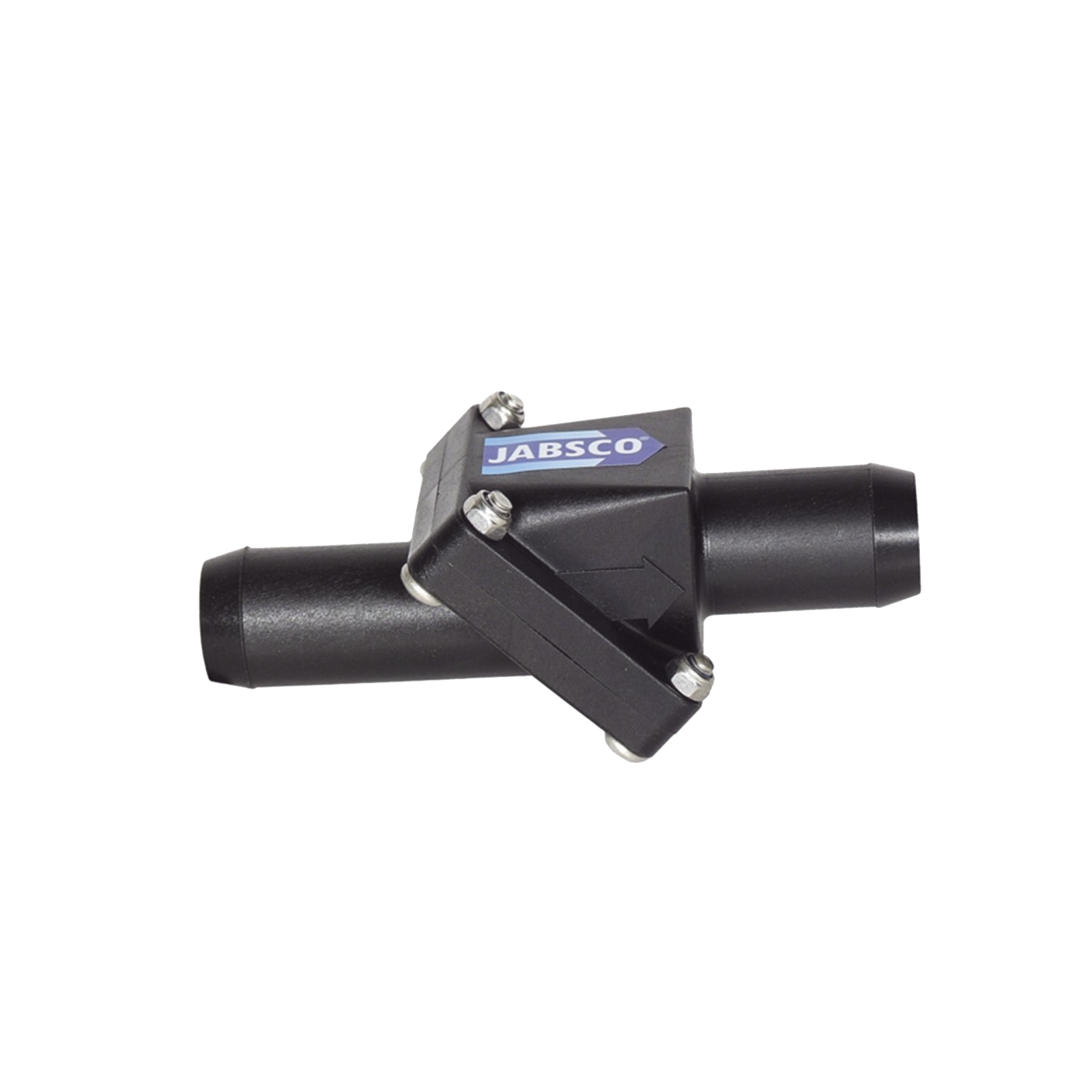 Válvula anti retorno en linea para mangueras de 1 pulgadas.