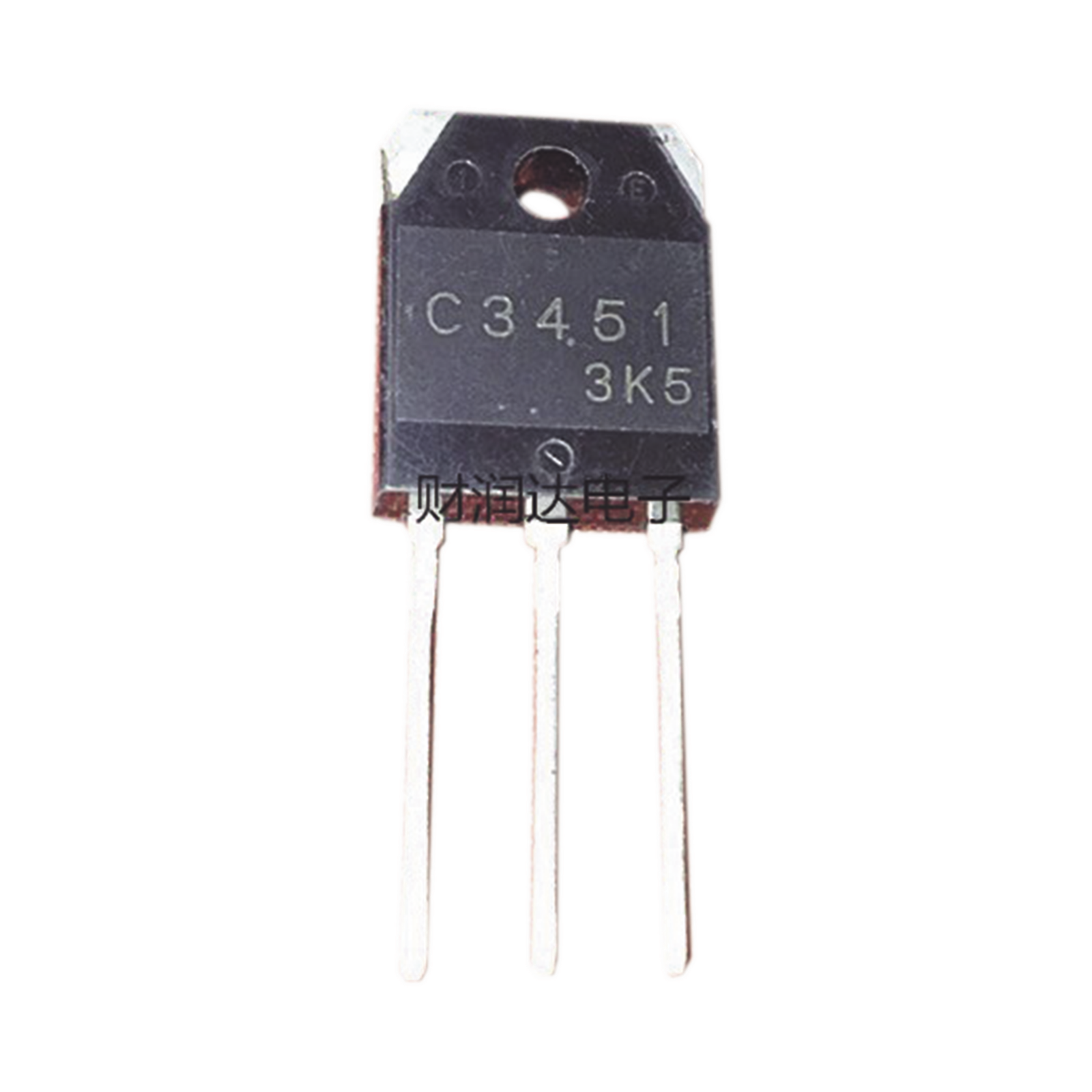 Transistor de Potencia en Silicio tipo NPN, 500 Vc-b, 15 A. 100 Watt, TO-3PA .