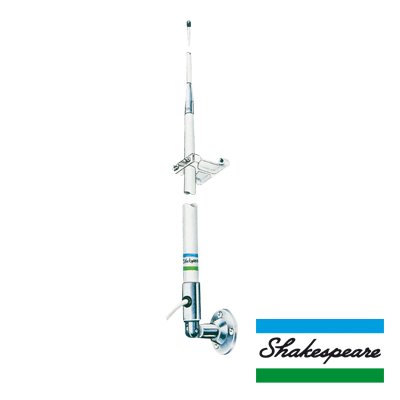 Antena Marina VHF Para Embarcación / Ganancia de 9 dB / Potencia de Entrada de 50 Watts / Incluye Cable Coaxial RG-58 de 20 Pies