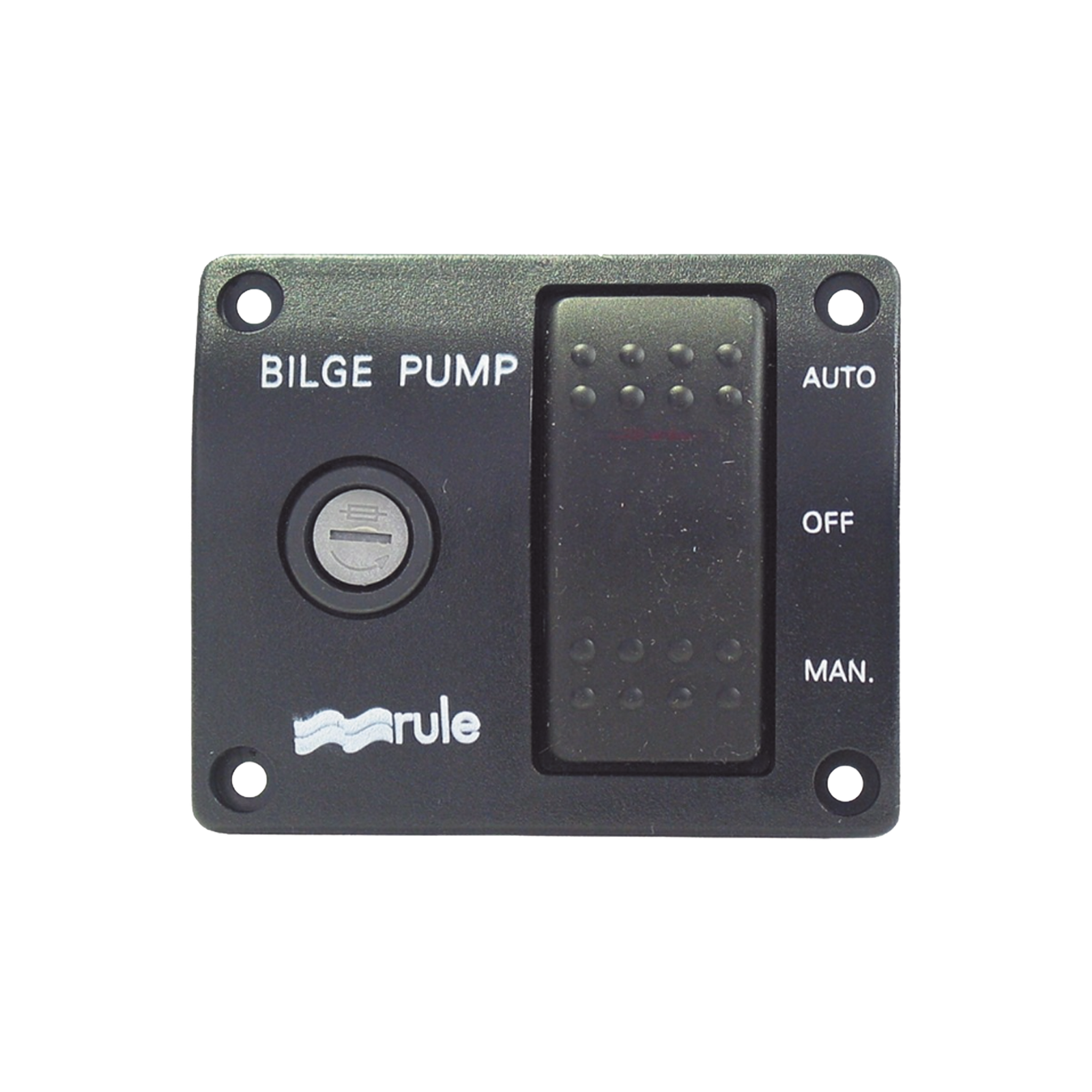 Switch de tres posiciones para control de bombas de achique.