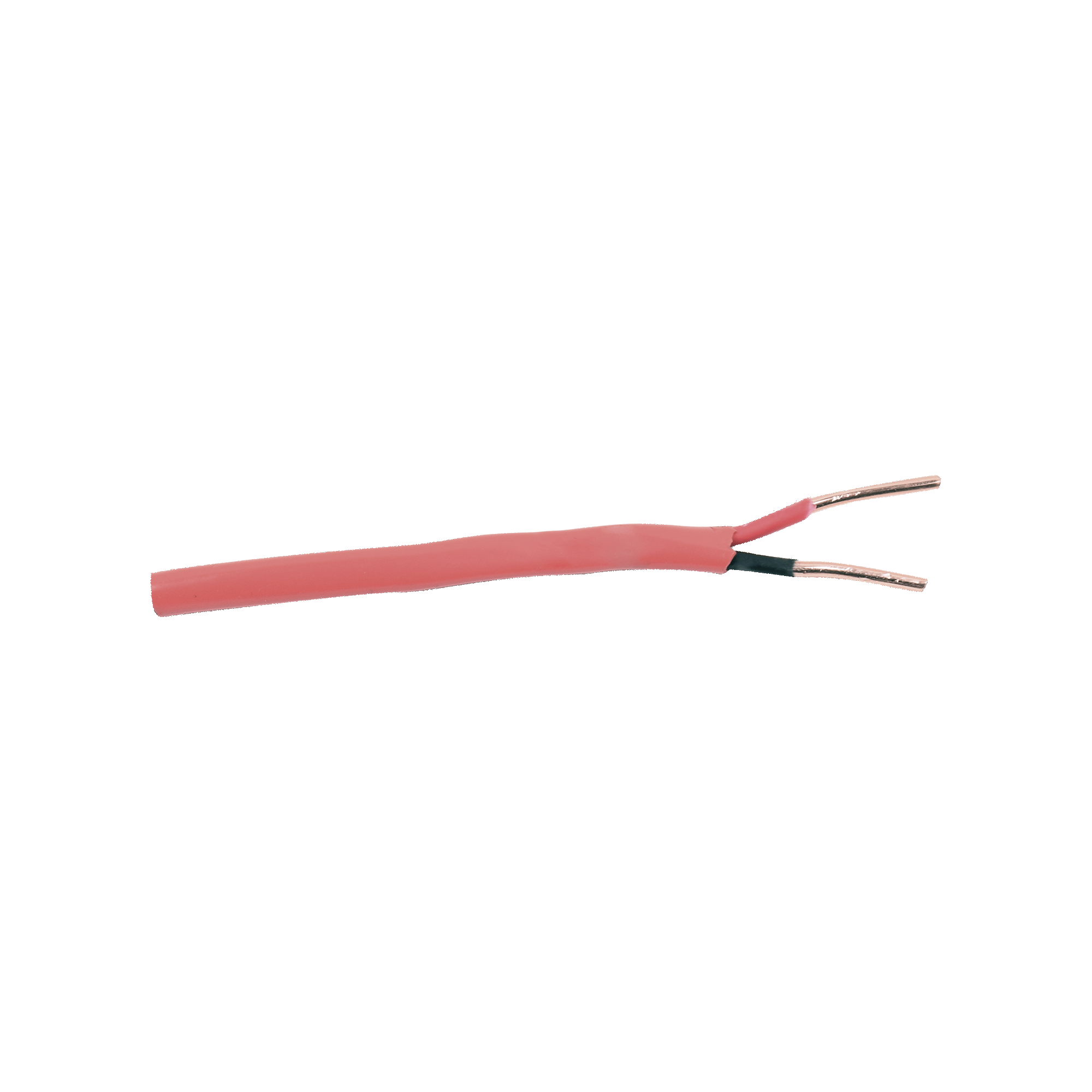 Carrete de Alambre de 305 Metros (1000 Pies) / 2 x 14 AWG / Riser / Tipo FPLR-CL3R / Color Rojo / Para Aplicaciones en Paneles de Detección de Incendio y Sistemas de Evacuación