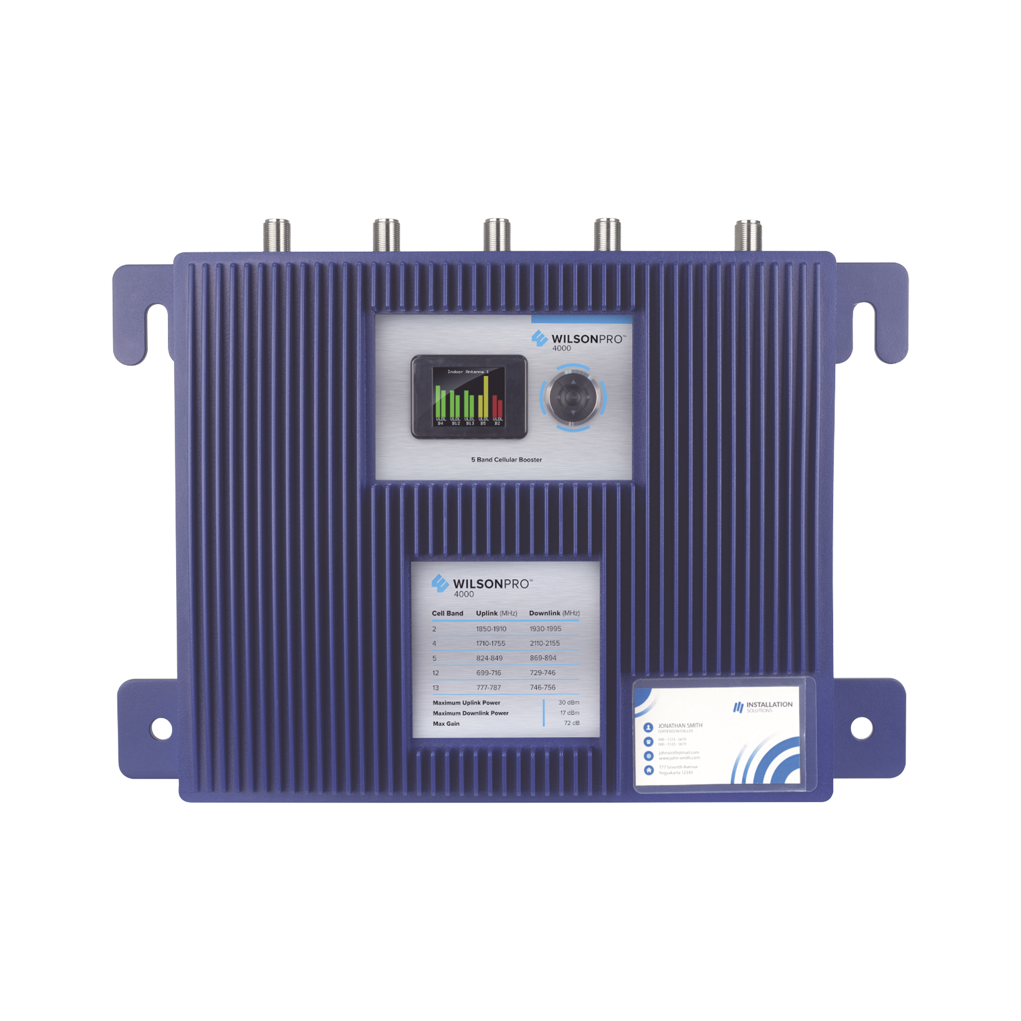 Amplificador de Señal Celular PRO4000, Reacondicionado | 4 Amplificadores en 1, Soporta hasta 16 antenas internas | Amplifica múltiples operadores | Tecnologías 4G y 3G | Hasta 4,800 m2 de Cobertura
