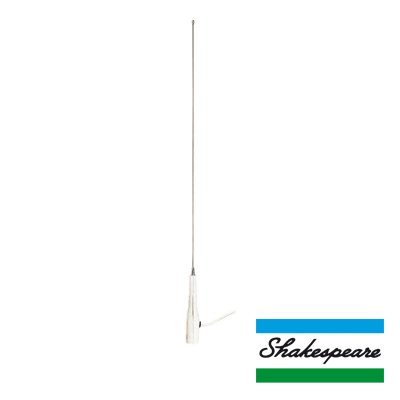Antena Marina VHF Para Embarcación / Ganancia de 3 dB / Potencia de Entrada de 50 watts / Incluye Cable RG-58 de 4.5 Metros