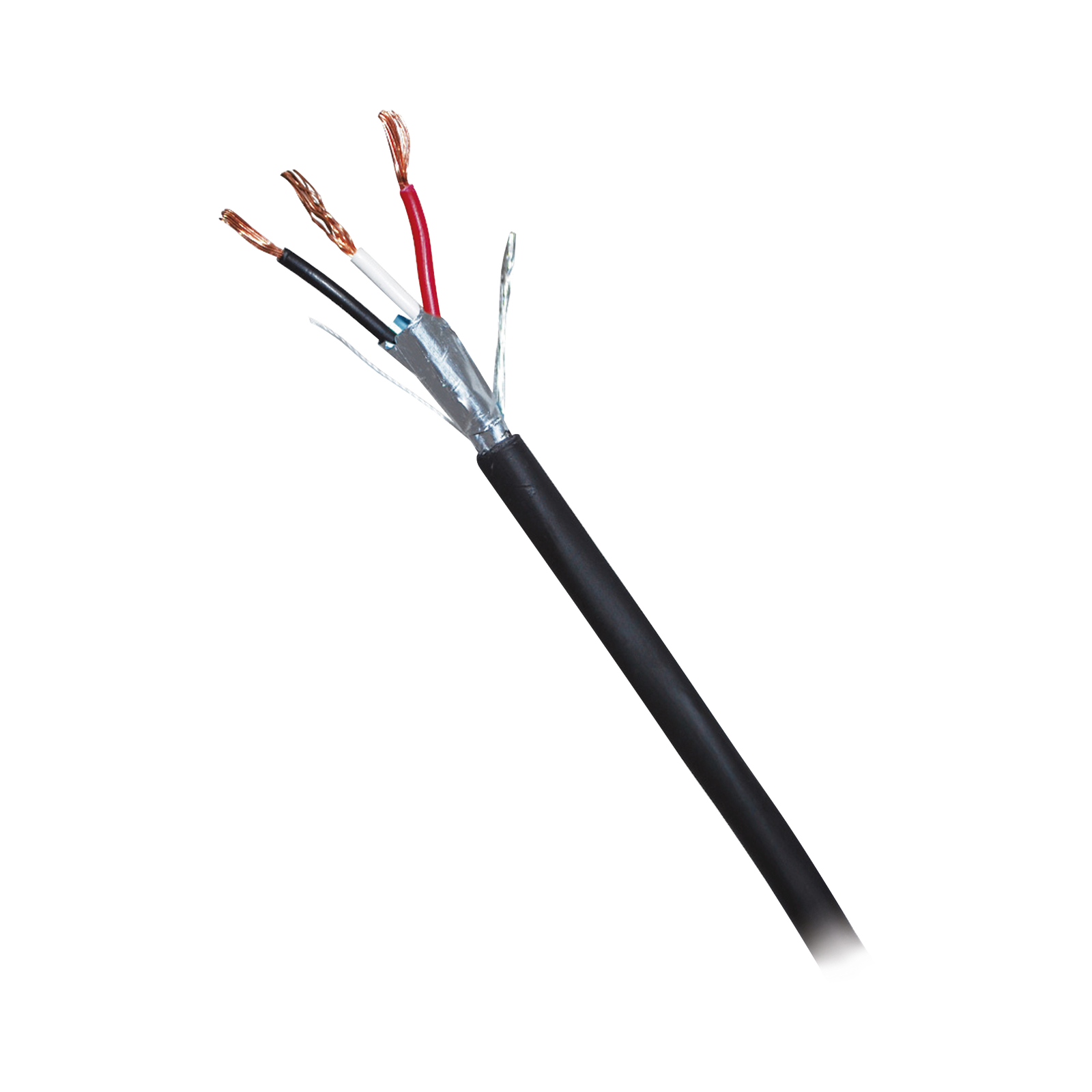 Caja de 305 Metros (1000 Pies) de Cable Blindado de 3 x 18 AWG Blindado Negro