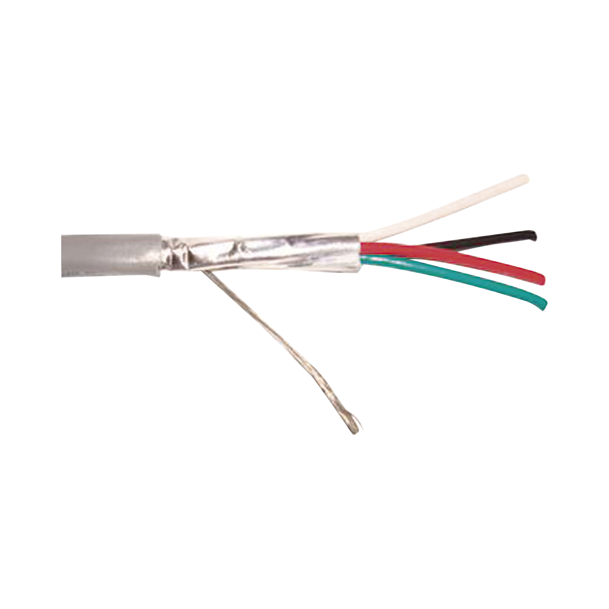 Cable 4 x 16 AWG / Blindado / 305 Metros (1000 Pies) / Riser / UL / Color Gris / Hecho En México