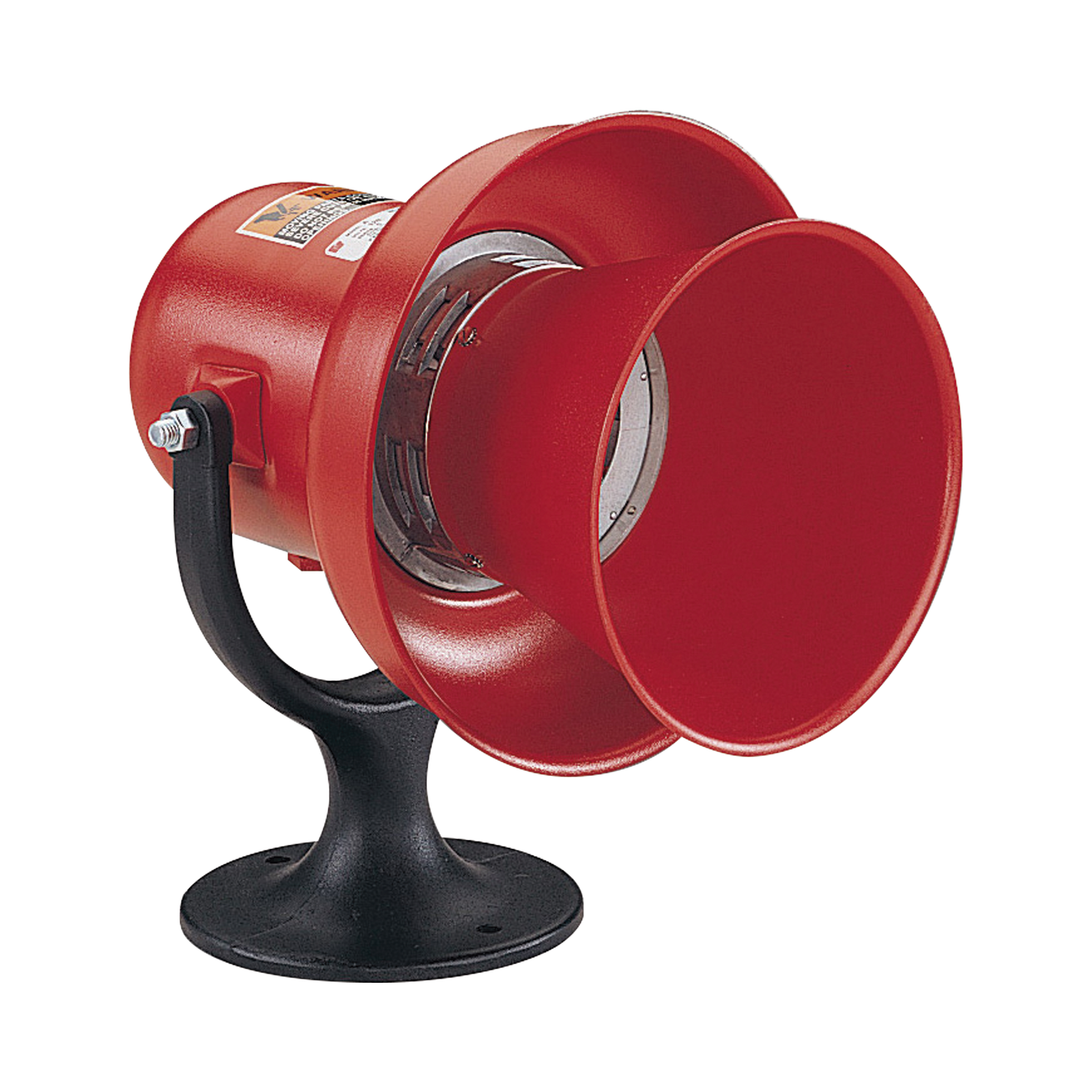 Sirena electromecánicade alarma general modelo A , UL y cUL, 120 Vca/cd, Color Rojo