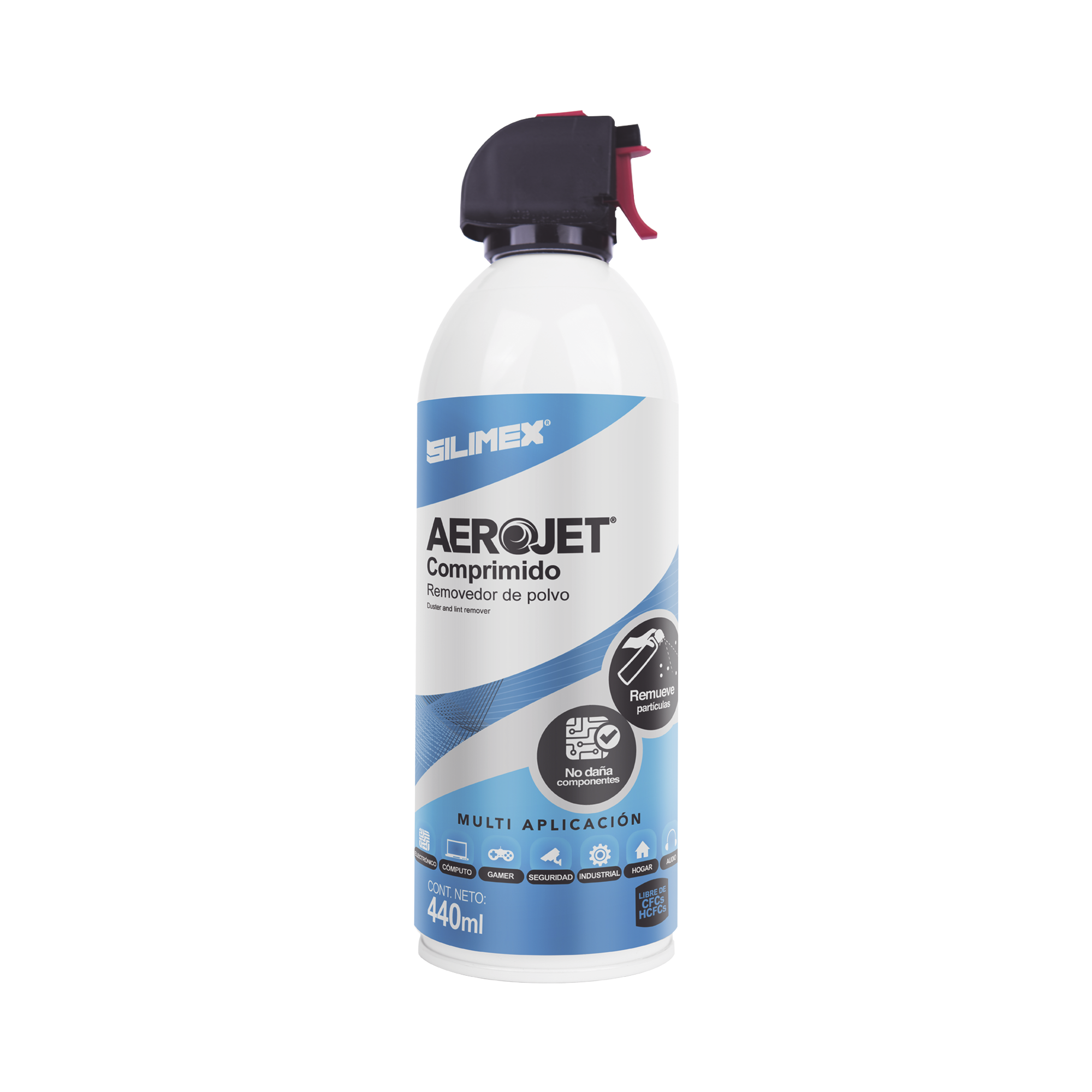 Removedor de Polvo y Residuos (Aire Comprimido) para Limpieza de Equipos Electrónicos, 440 ml