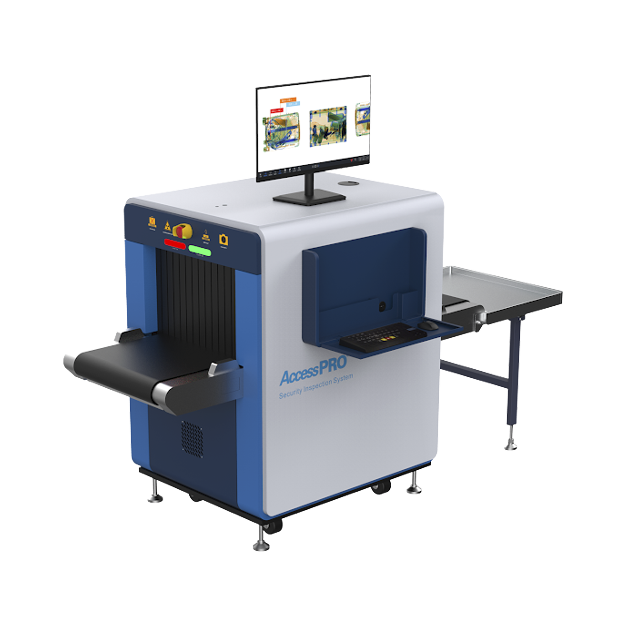 Sistema de Inspección por Rayos X AP5030H / Túnel 50x30 cm / Detección de Explosivos y Materiales Orgánicos / Monitor LCD 21.5" / Zoom 32x / Memoria 100,000 Imágenes / Puesta en Marcha y Capacitación Incluidas