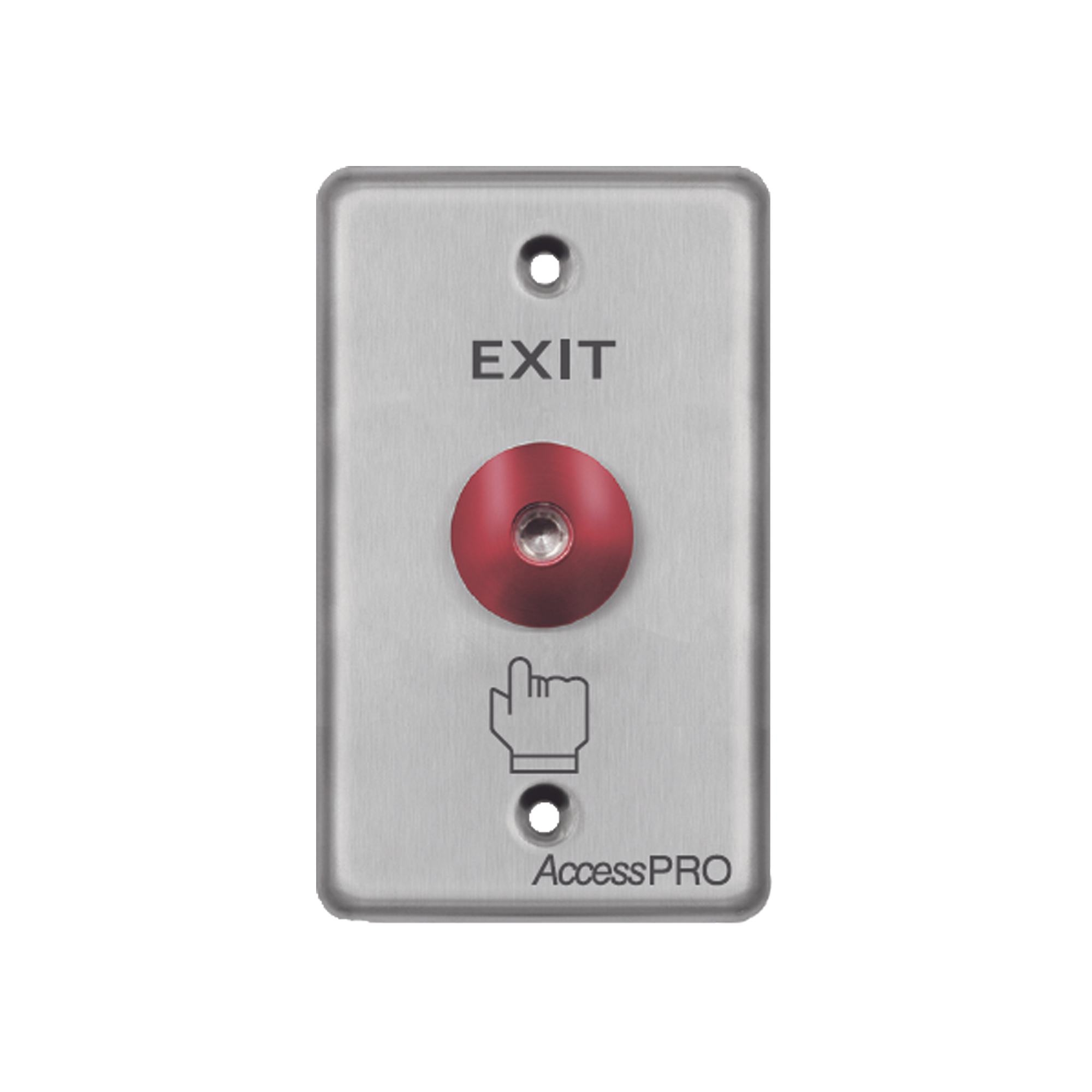Botón tipo Hongo / Redondo Color Rojo con LED / Estético / NO y COM
