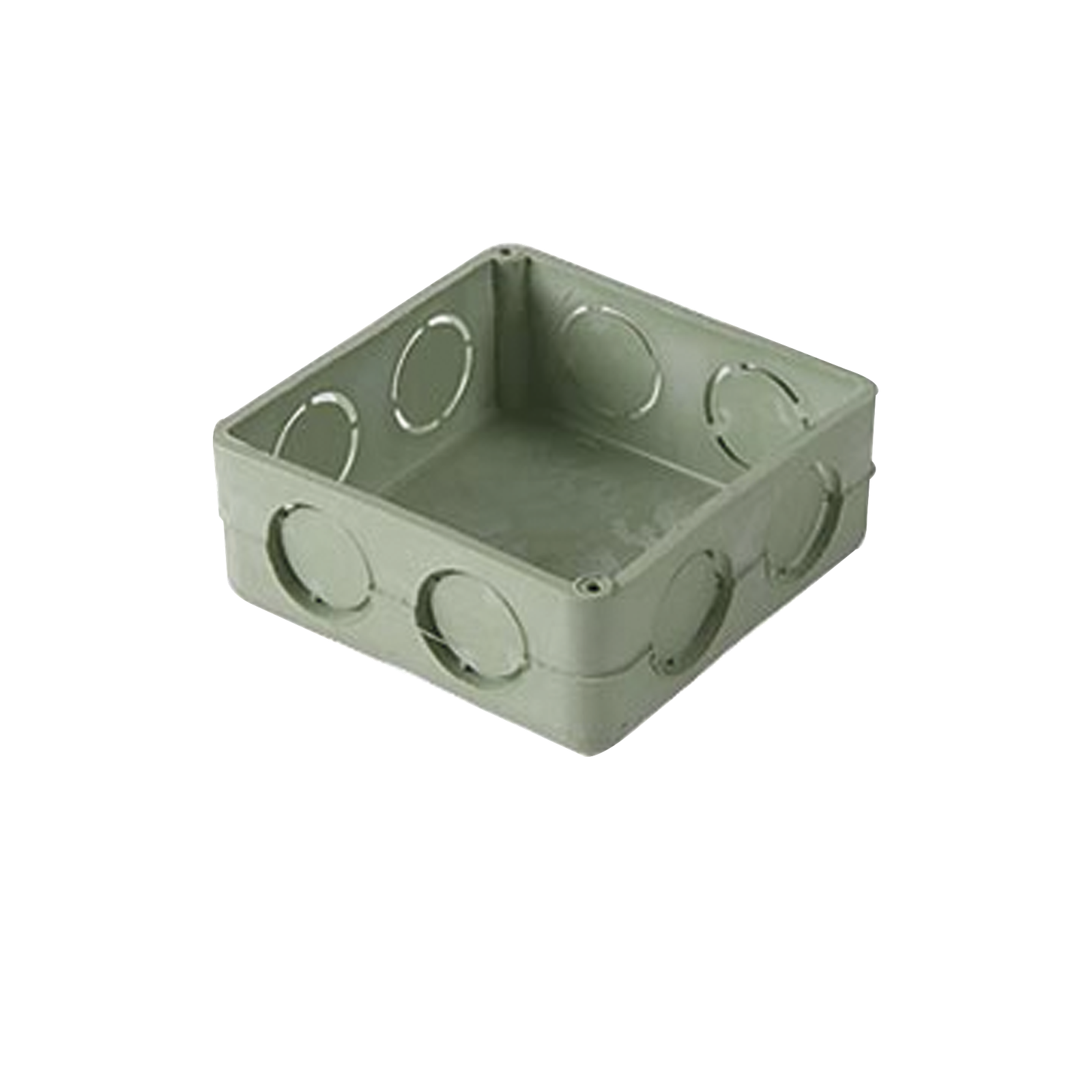 Caja Cuadrada de 1/2" para Instalaciones de PVC Conduit Pesado.