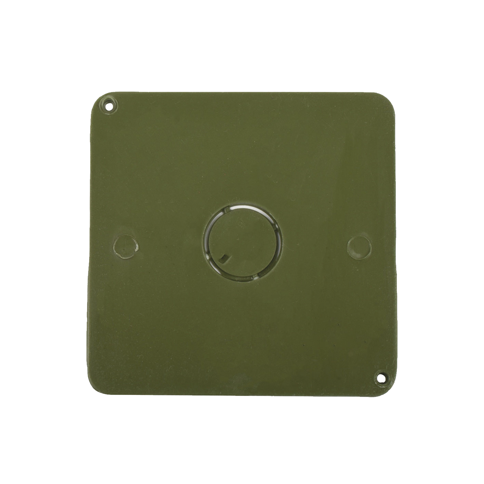 Tapa para Caja Cuadrada de 4 " para instalaciones con tubería PVC Conduit pesado.
