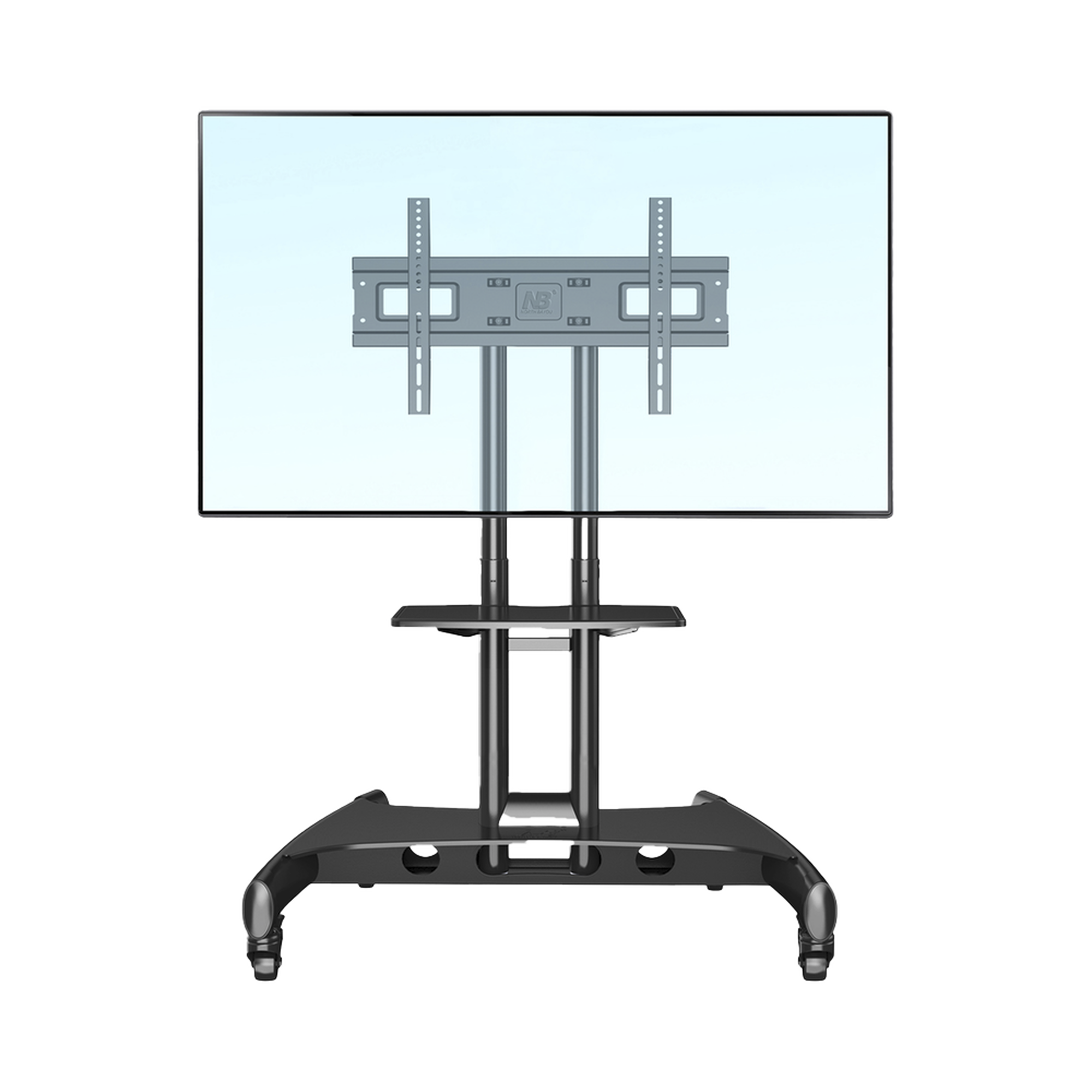 Soporte de Pantalla con Ruedas / Compatible con Monitores de32 "a 75" / Base para Colocar Accesorios Adicionales / Vesa 200*200 -600*400