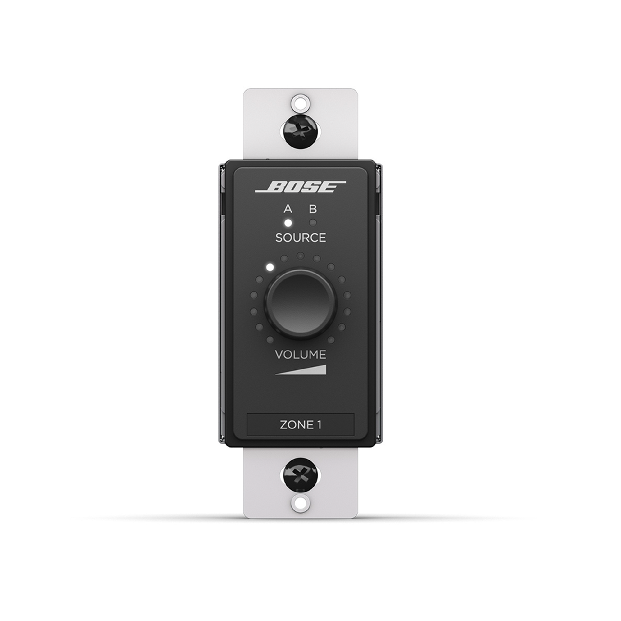 ControlCenter Controlador de volumen y seleccion de fuente (A/B) de zona digital | Negro