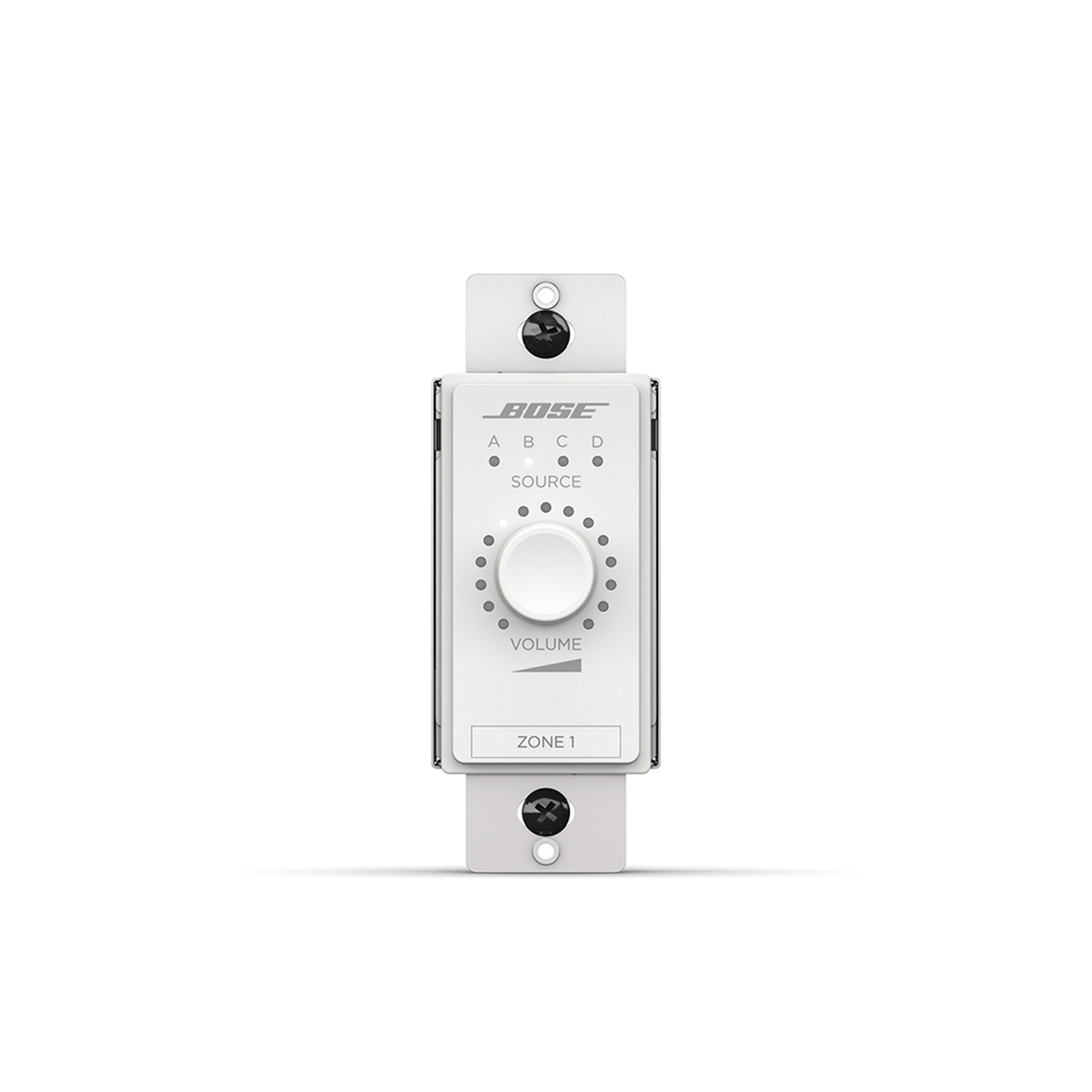 Control de volumen Digital | Selector de Fuente de Audio (A/B/C/D) | ControlCenter | Blanco
