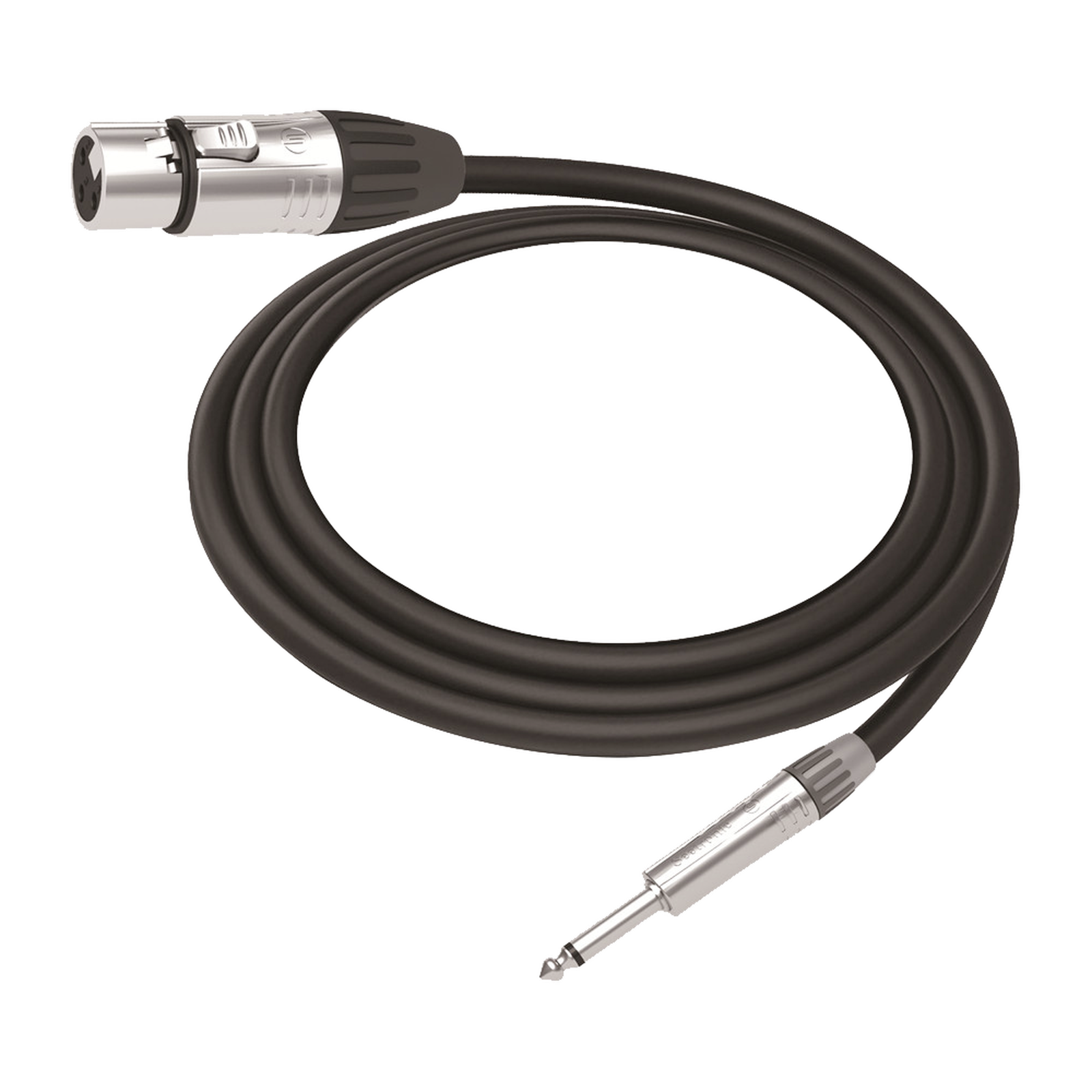 Cable de Audio | XLR 3 Polos Hembra a Plug 1/4 in mono | Conector Seetronic Serie M SCMF3 - MP2X | Longitud 3m