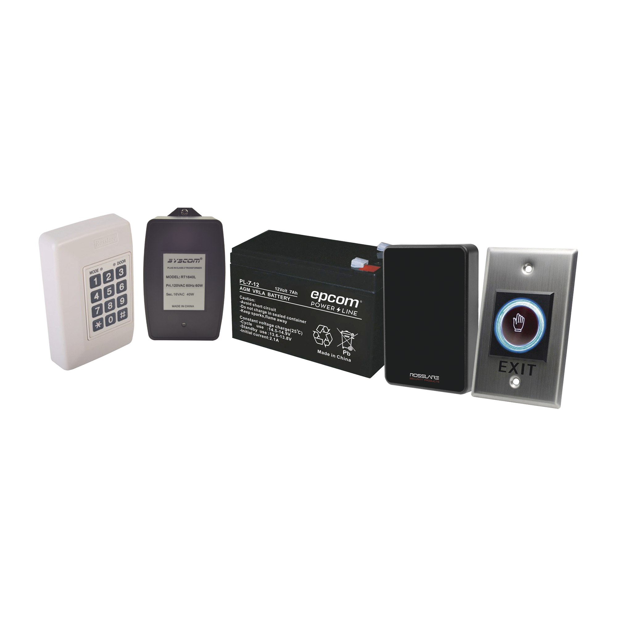 Kit sin contacto tarjeta Virtual de ROSSLARE  Con lector AYH6255BT