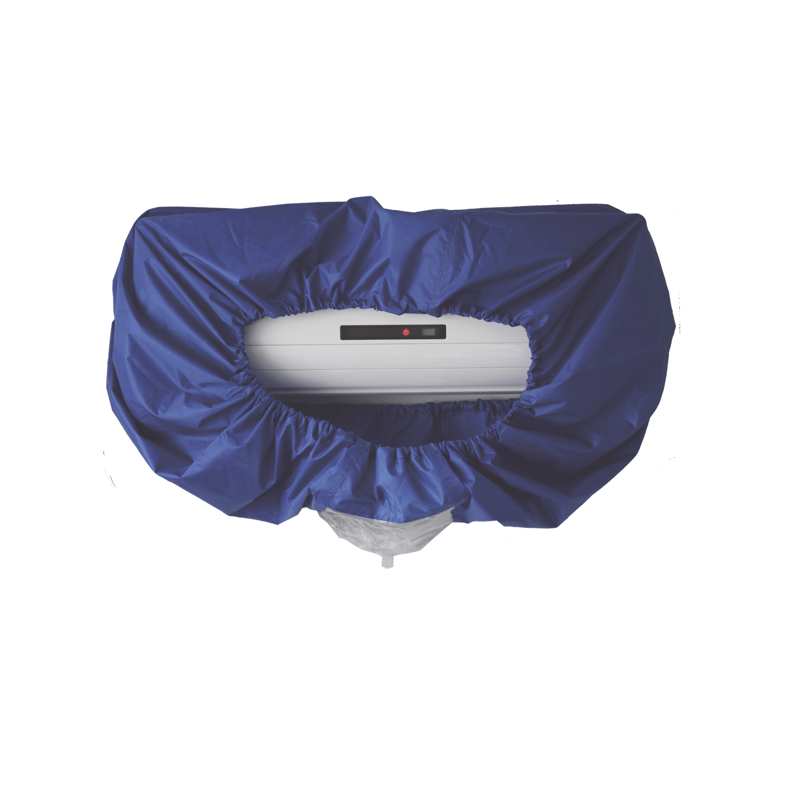 Cubierta Protectora CV2M para Aire Acondicionado / Material PU Impermeable / Salida de Agua Externa / Función Antipolvo / Correa Elástica de Seguridad / Circunferencia 3.2 m / Peso 0.57 kg