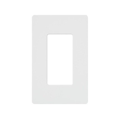 Tapa Color Blanco para interruptor o dimmer Lutron, 1 gang, limpio y moderno