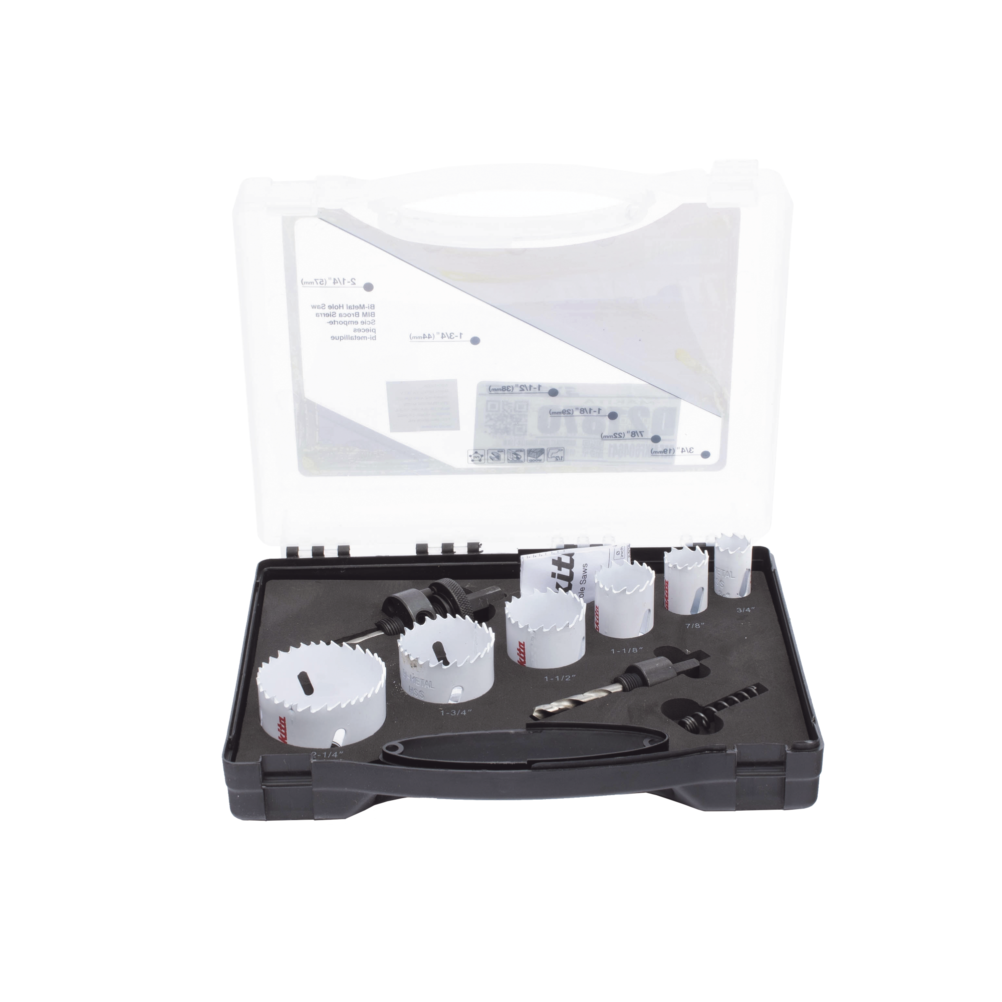 Kit Broca Sierra (5/8" - 2"), 6 Piezas