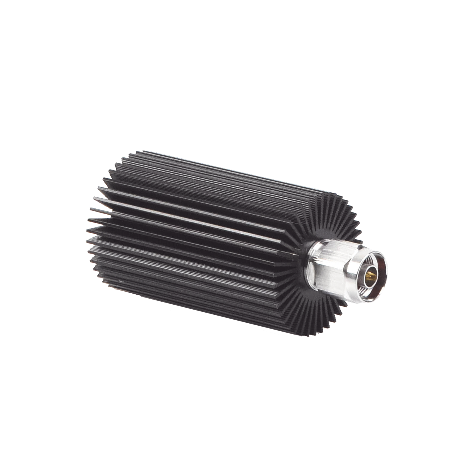 Carga Terminal de 50 Ohm, 0-960 MHz, Perdida por Retorno de 25 dB, 30 Watt, Conector N Macho para Circuladores dB Spectra.