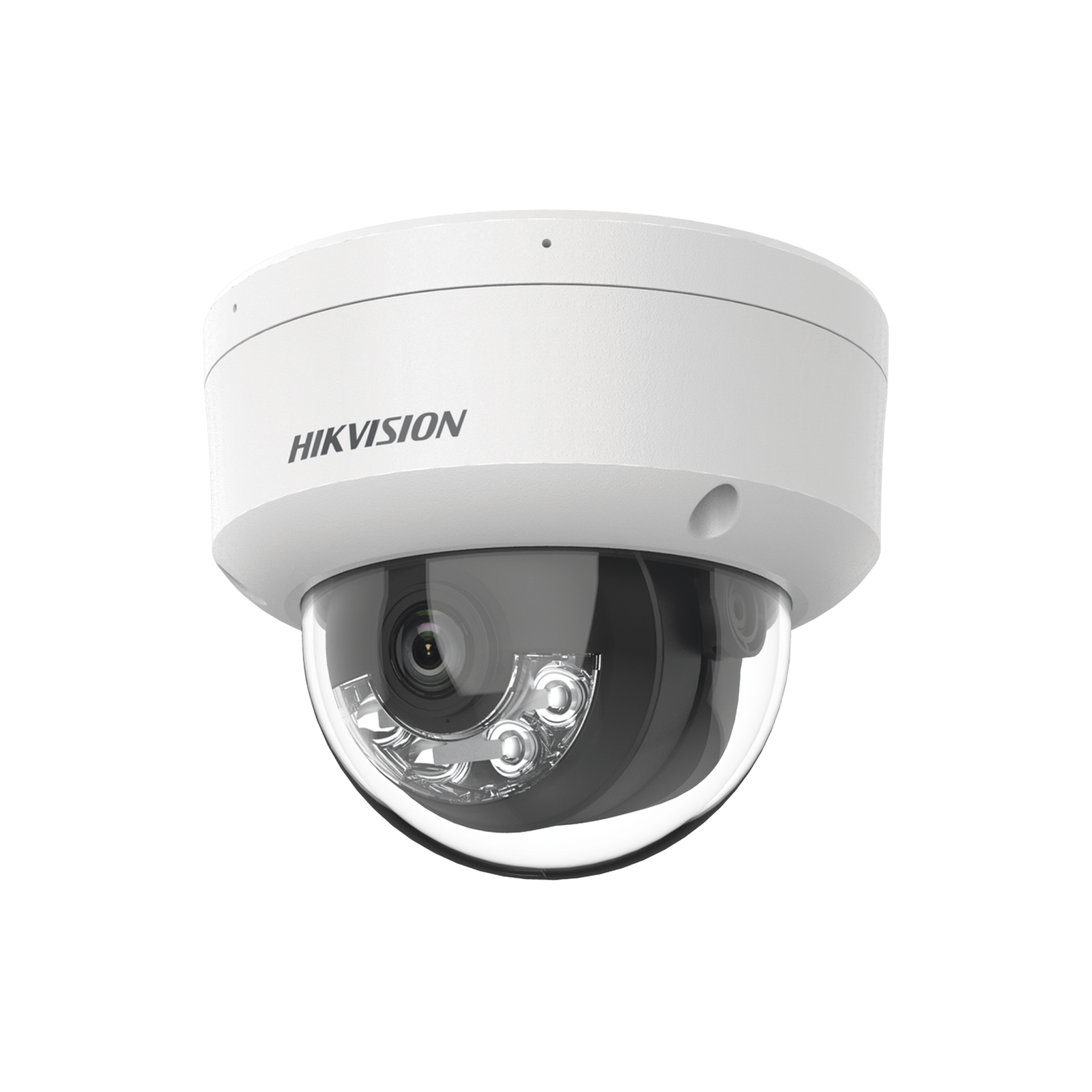 [Dual Light] Domo IP 6 Megapixel / Lente 2.8 mm / 30 mts IR + 30 mts Luz Blanca / Micrófono Integrado / Antivandálico IK08 / ACUSENSE Lite / Exterior IP67 / H.265 / PoE / ONVIF / Micro SD