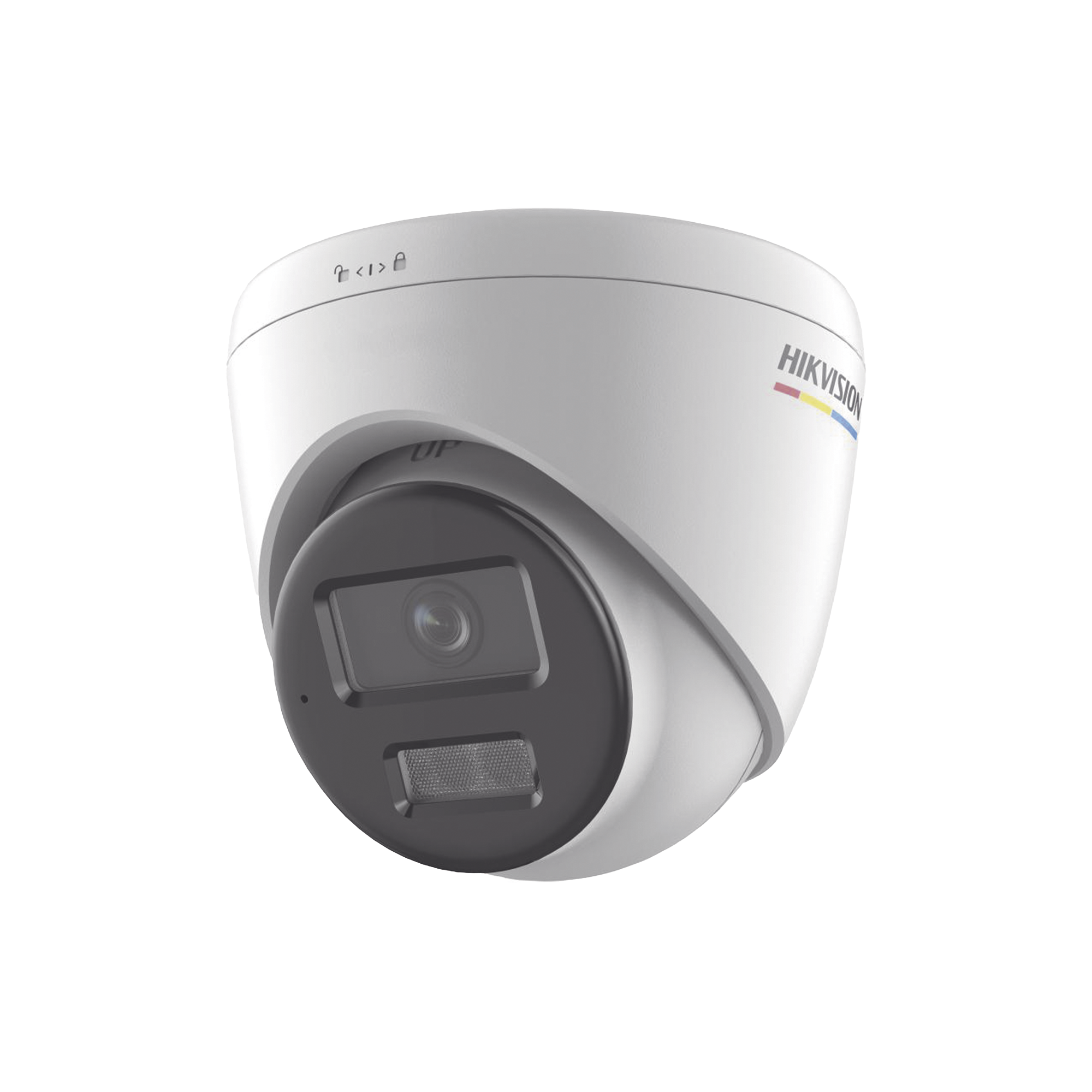 [Dual Light + ColorVu] Turret IP 2 Megapixel / Lente 2.8 mm / 30 mts IR + 30 mts Luz Blanca / Micrófono Integrado / ACUSENSE Lite / Exterior IP67 / dWDR / PoE / Micro SD