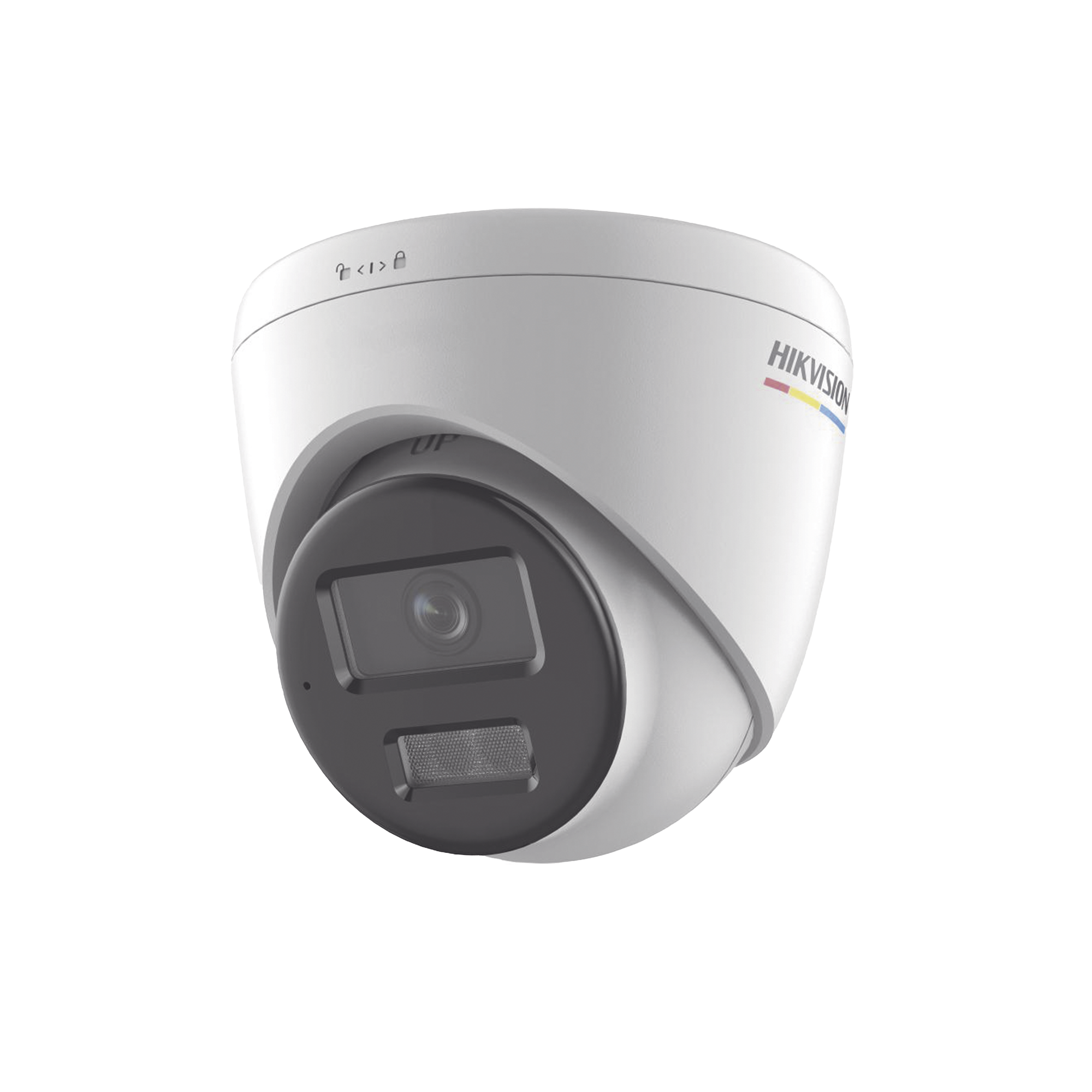 [Dual Light + ColorVu] Turret IP 6 Megapixel / Lente 2.8 mm / 30 mts IR + 30 mts Luz Blanca / Micrófono Integrado / ACUSENSE Lite / Exterior IP67 / WDR 120 dB / PoE / Micro SD