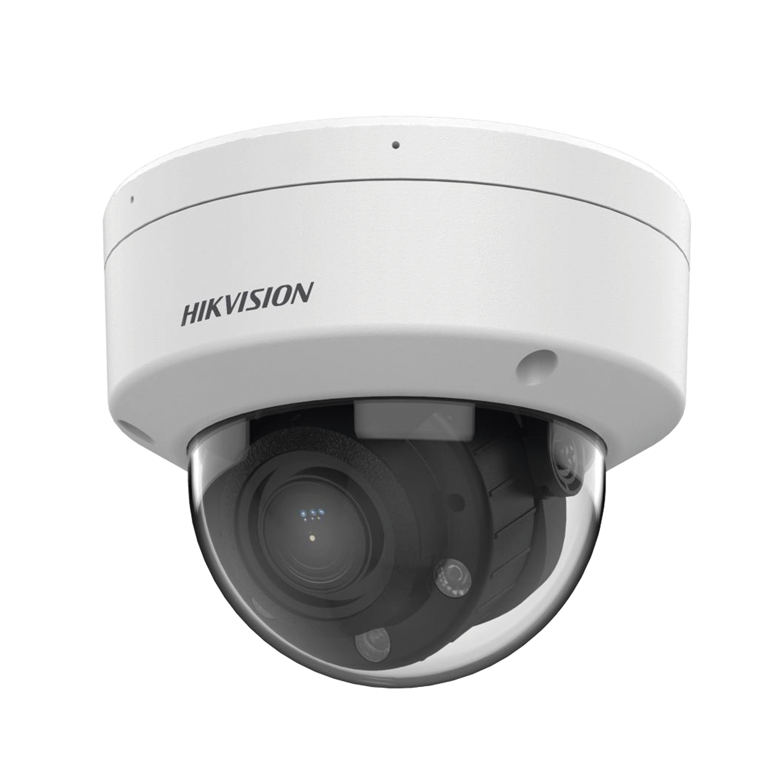 Domo IP 4 Megapíxel / Lente Motorizado 2.8 a 12 mm / Dual Light (30 mts IR + 30 mts Luz Blanca) / Motion Detection 2.0 / Microfono Integrado / Exterior IP67 / IK08 / WDR 120 dB / PoE / Micro SD