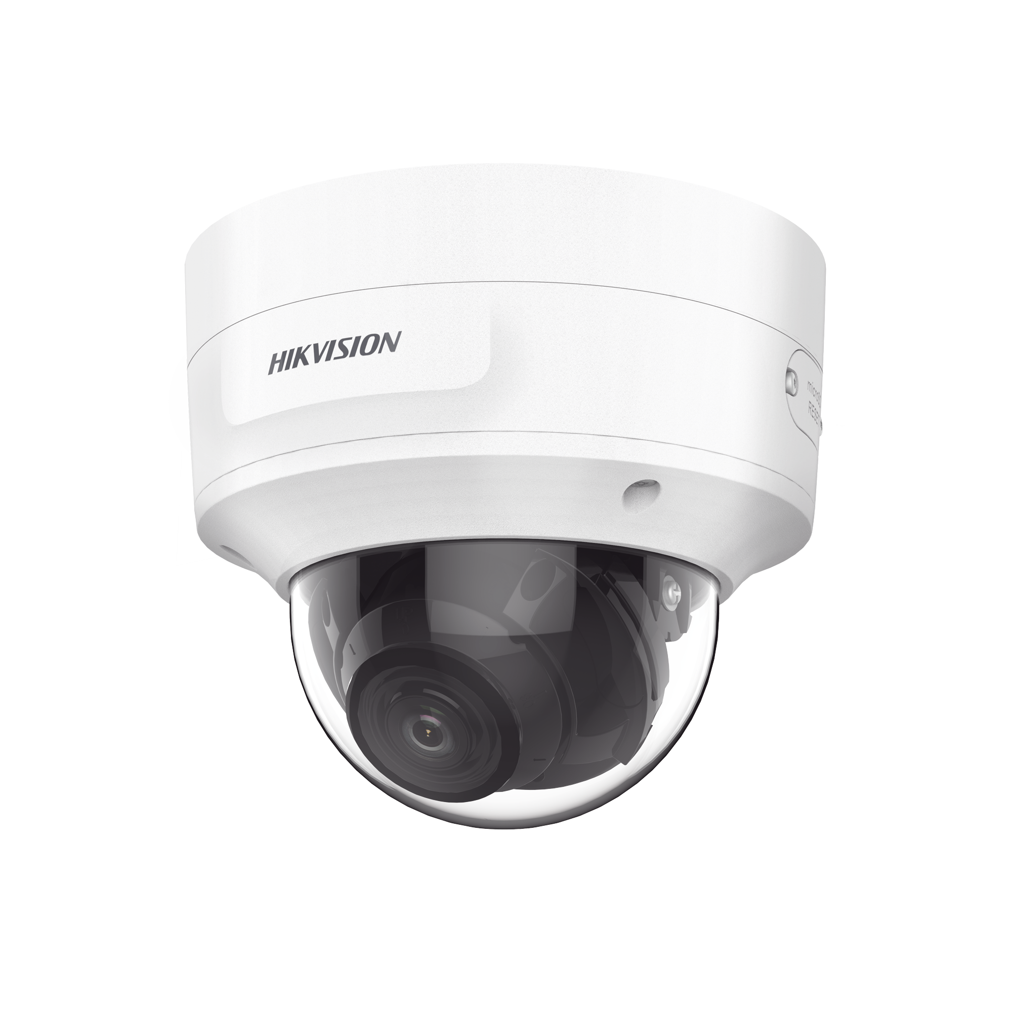 Domo IP 8 Megapixel (4K) / Lente Mot. 2.7 a 13.5 mm / 40 mts IR EXIR / Exterior IP66 / IK10 / DARKFIGHTER / Audio y Alarma I/O / PoE+ / ONVIF / Micro SD / 4 Analíticos: AcuSense, Deteccion Facial, Conteo de Personas por Cruce y Zona