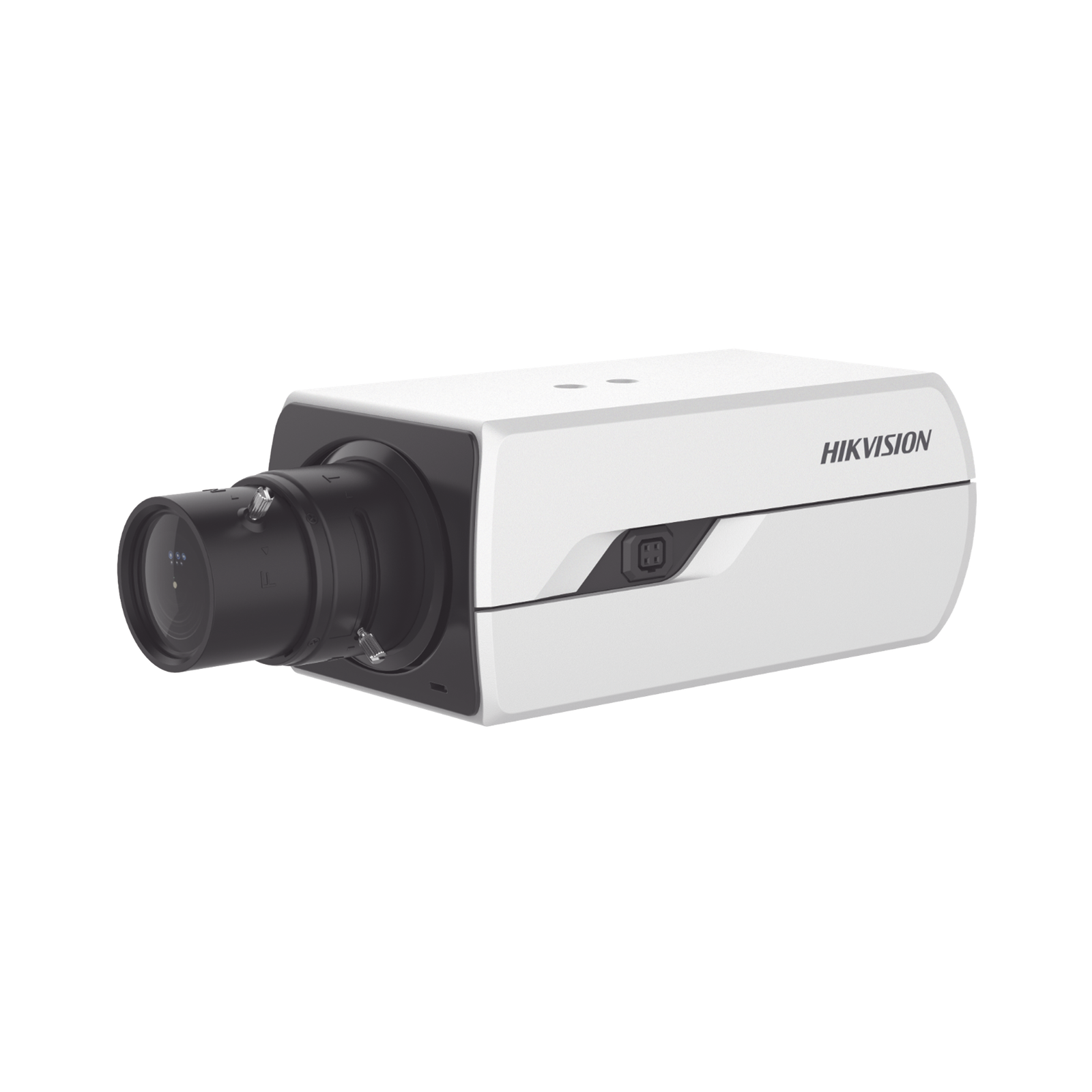 Camara Box IP 4 Megapixel / Serie PRO / DARKFIGHTER / PoE / 12 Vcc o 24 VCA / WDR 120 dB / ONVIF / RS-485 / BLC / Entrada y Salida de Audio y Alarmas (No Incluye Lente) / Micro SD
