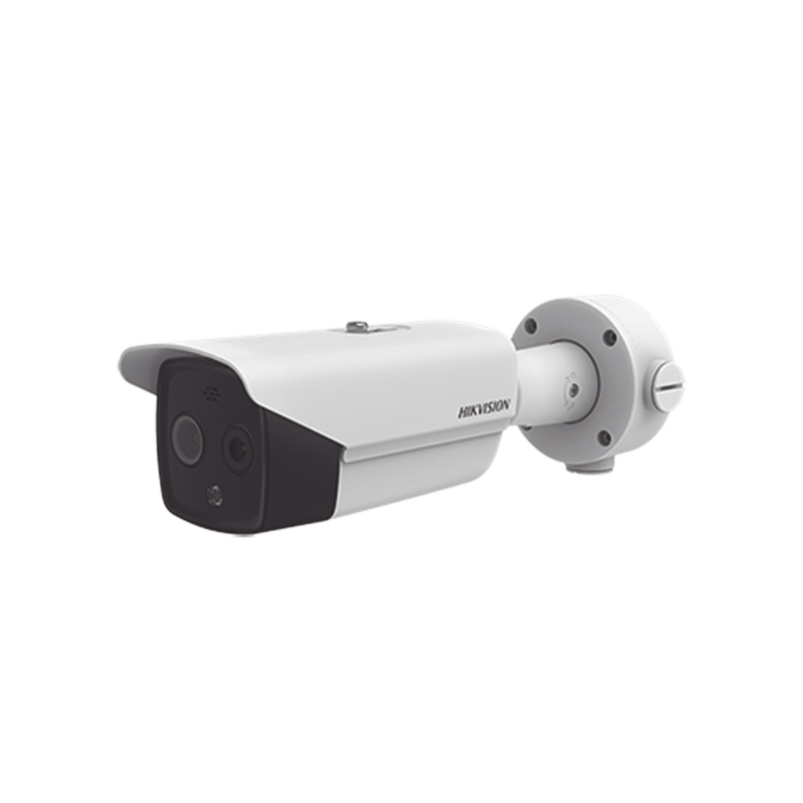 Cámara Bala IP Termográfica / Medición de Temperatura -20°C a 150°C / Alta Resolución Térmica 160 x 120 / Alarma por Excepción de Temperatura / Análisis de Video (VCA) / Óptica 5 MP / IP67