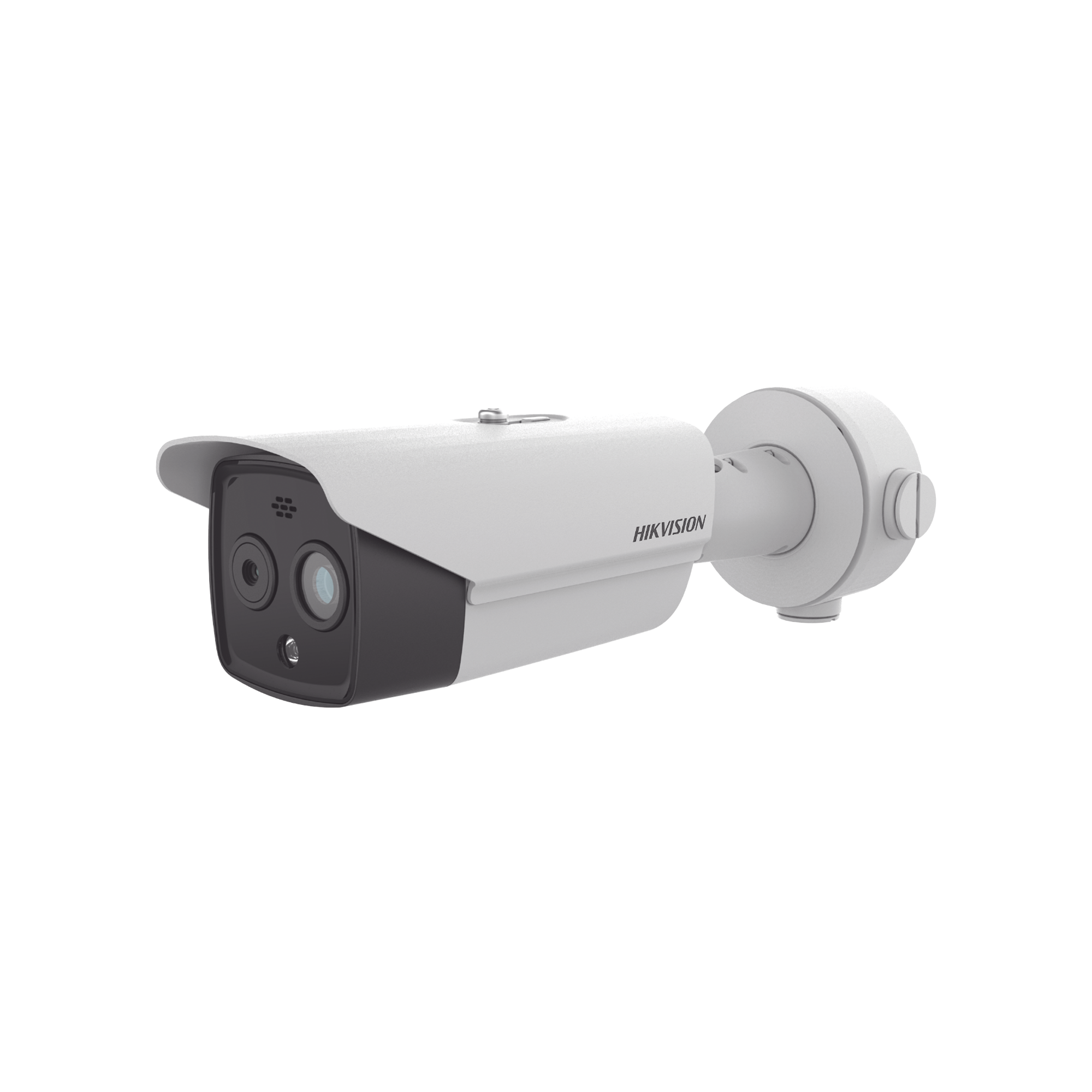 Cámara Bala IP Térmica y Óptica Biespectral / Análisis de Video (VCA) para Protección Perimetral / Medición de Temperatura -20°C a 150°C / Teleobjetivo Térmico 9.7mm / Térmica 256 x 192