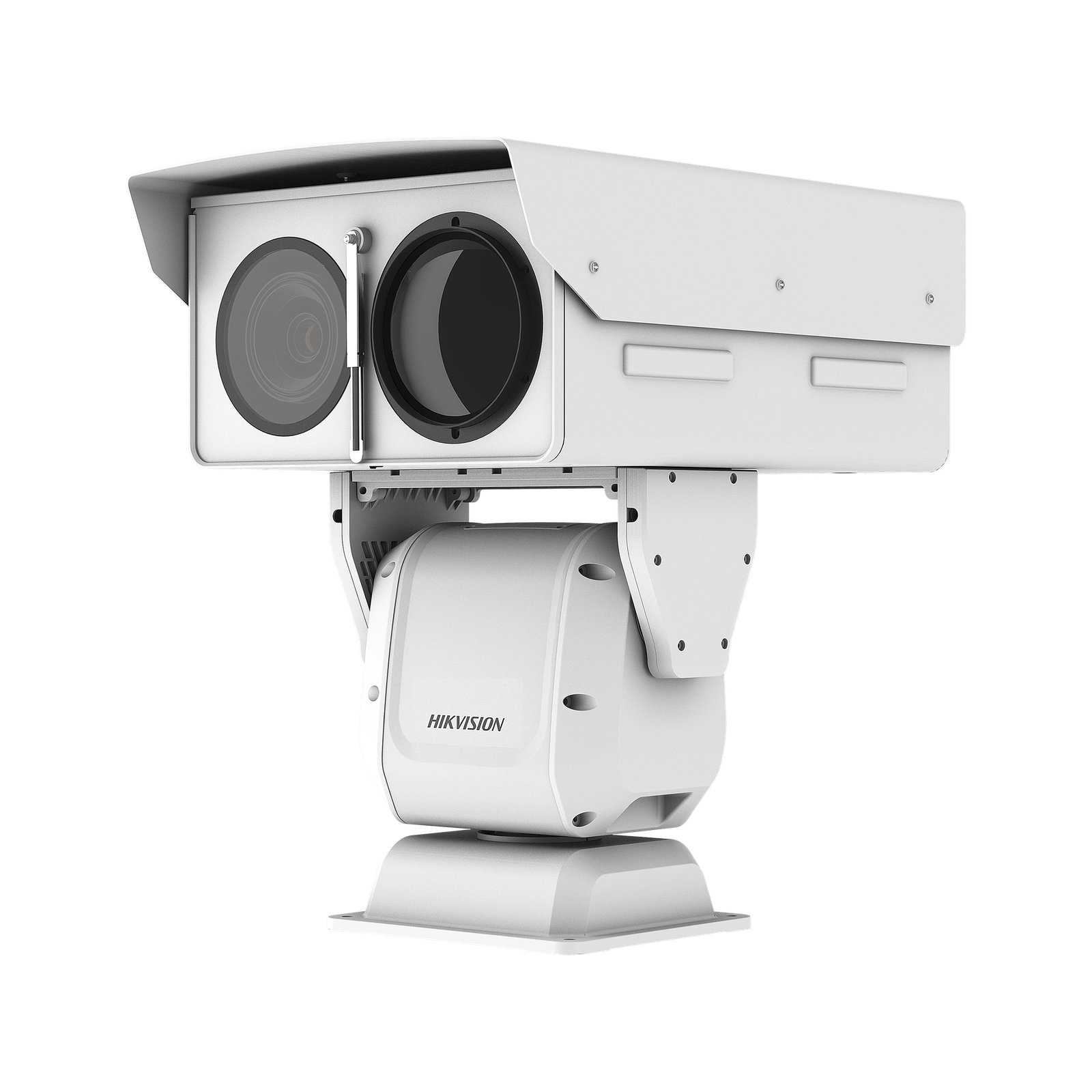 PTZ IP Punta de Poste / Lente Térmico 36 - 190 mm (640 X 512) / Lente Óptico 56X Zoom  /Exterior IP66 / 48 Vcc