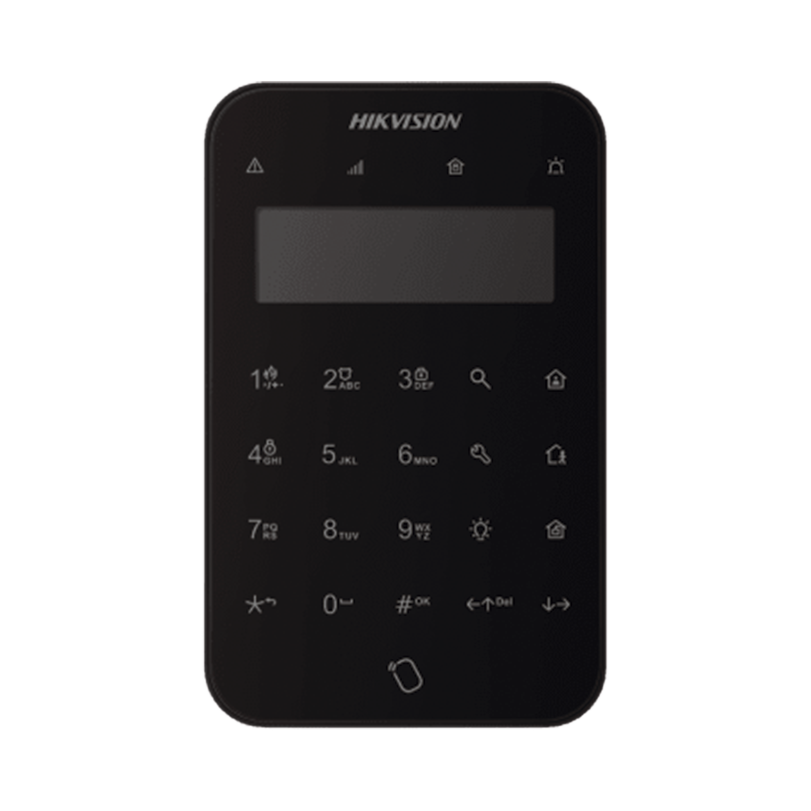 (AX PRO) Teclado Inalámbrico con Pantalla LCD para Armado y Desarmado / Color Negro / Funciones de Automatización para control de Relevadores