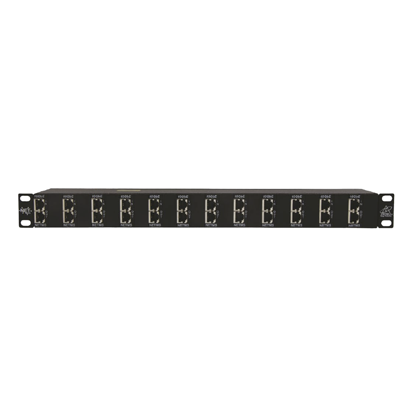 Protector Rack 12 Puertos / RJ45 / 10 GbE / PoE y PoE+ / CAT5e CAT6 CAT6A