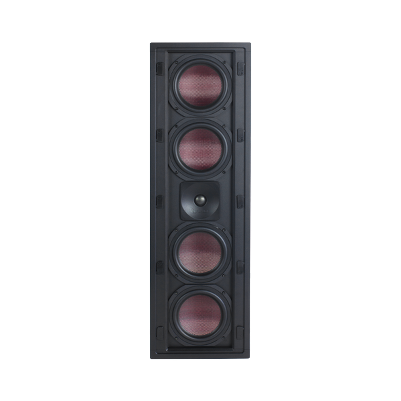 BOCINA DE PARED | 4 WOOFERS DE FIBRA DE CARBONO 6.5'' | TWEETER DE TITANIO 1'' | 250W