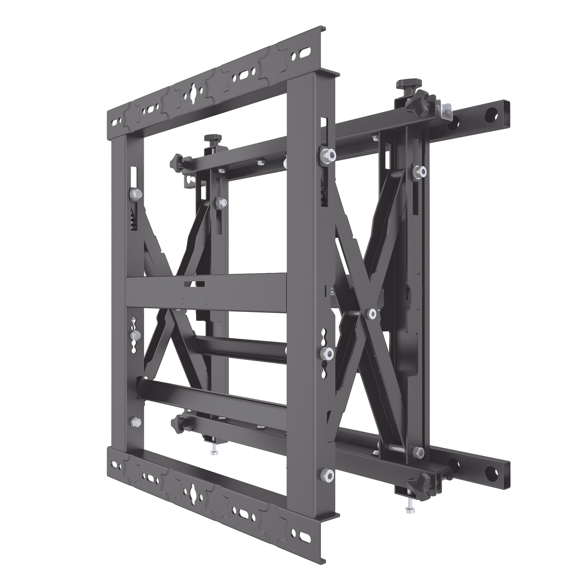 Soporte Modular de Pared para Videowall | Pop Out | Peso Máx. Sopotado 50 Kg | Soporta Formato Horizontal y Vertical.