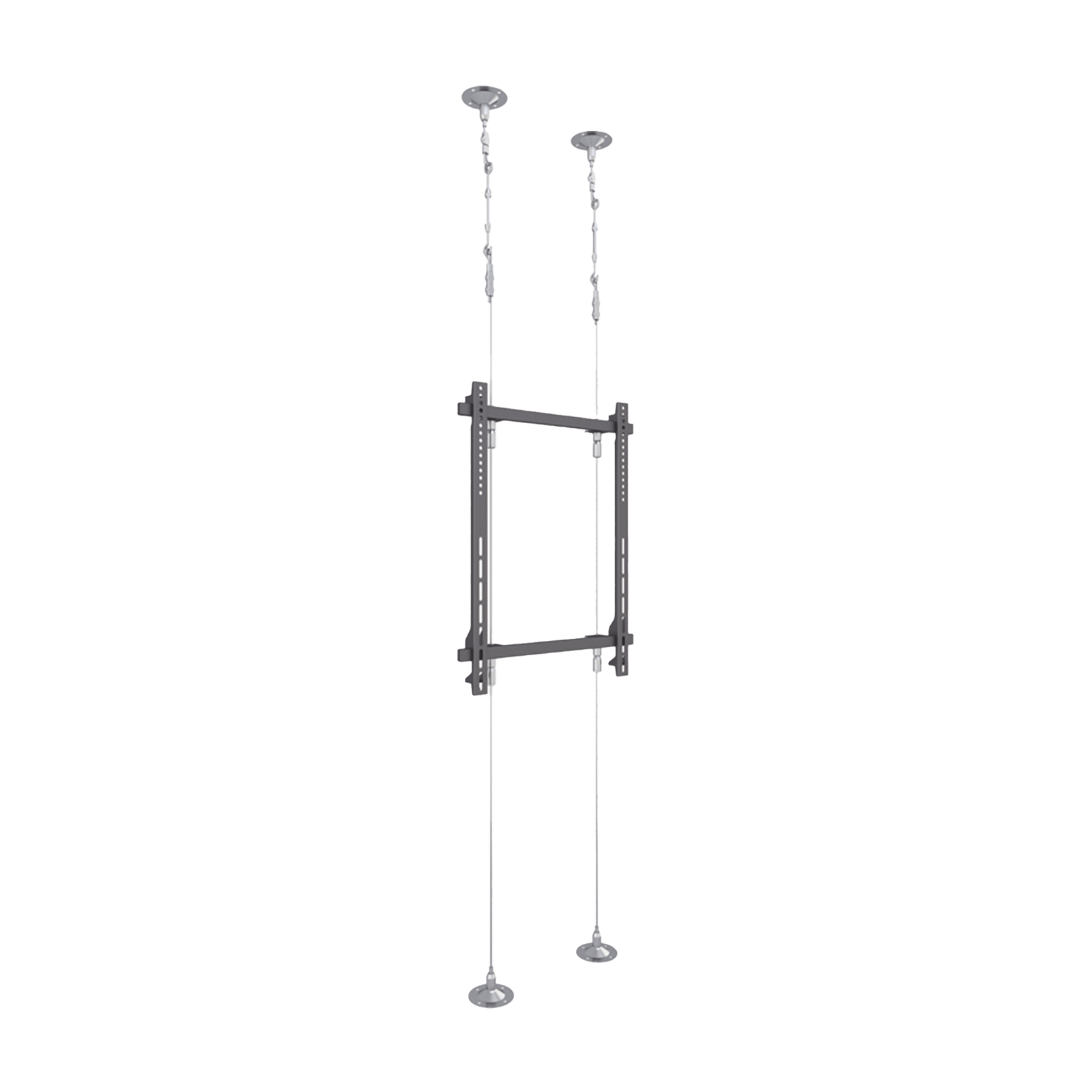 Montaje Cableado de Acero| Suelo a Techo| Capacidad Máx. de Carga 30kg| Para Pantallas de 32" ~ 75"| VESA 400 x 600