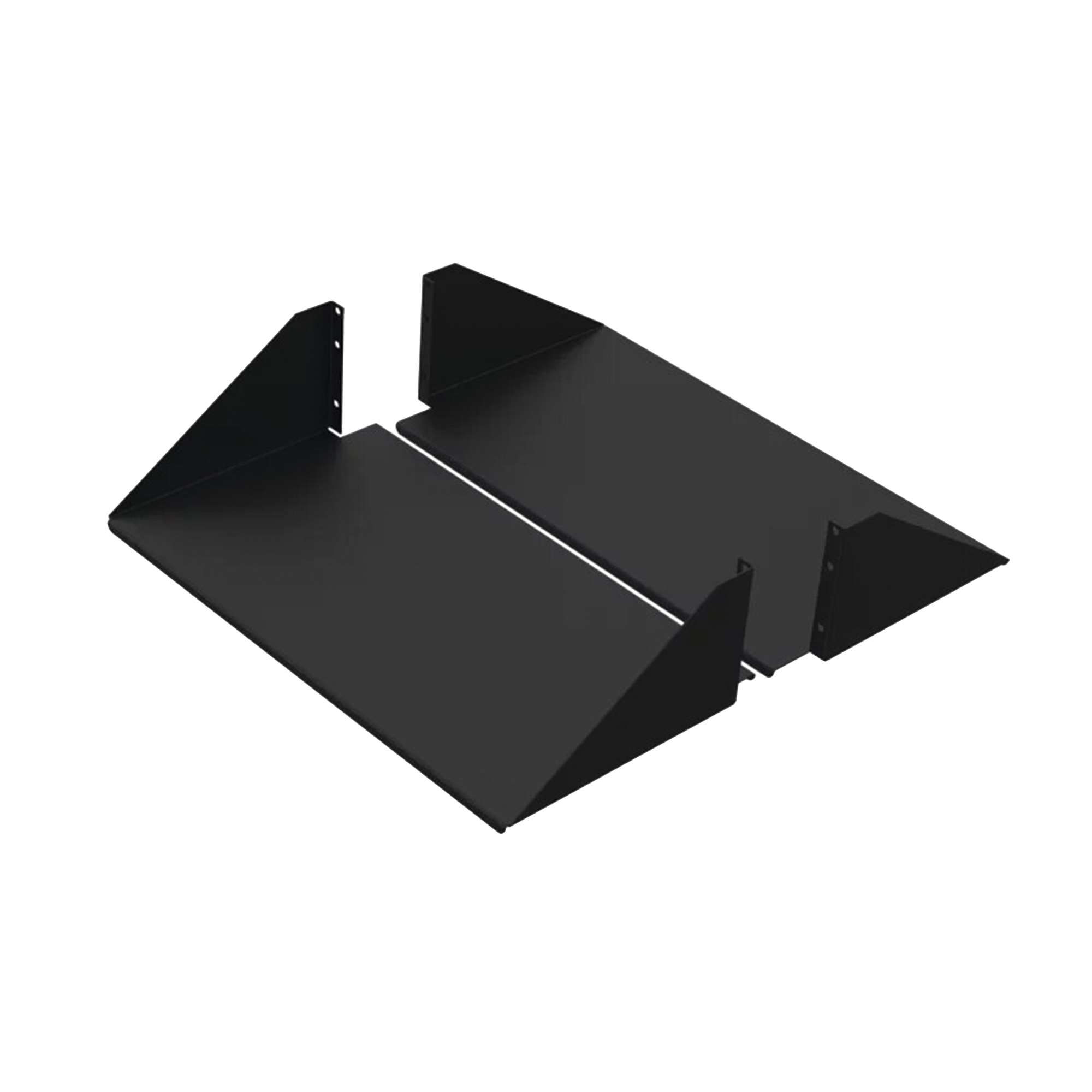 Charola Para Soportar Equipos en Rack de 19in, Frontal y Posterior, Capacidad de 136 Kg, 3UR