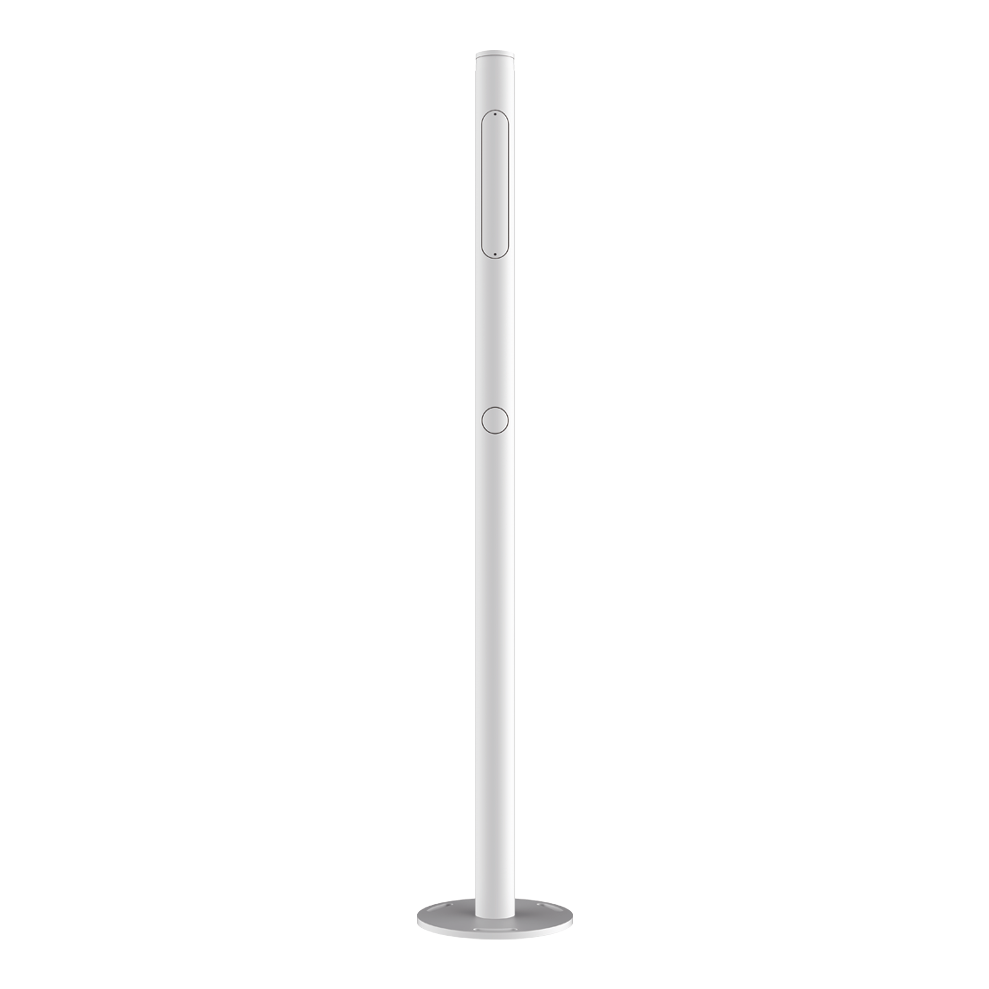 Poste para Cámara ANPR / Compatible con DS-TCG405-E / Altura de 1.3 Metros /  Color Blanco