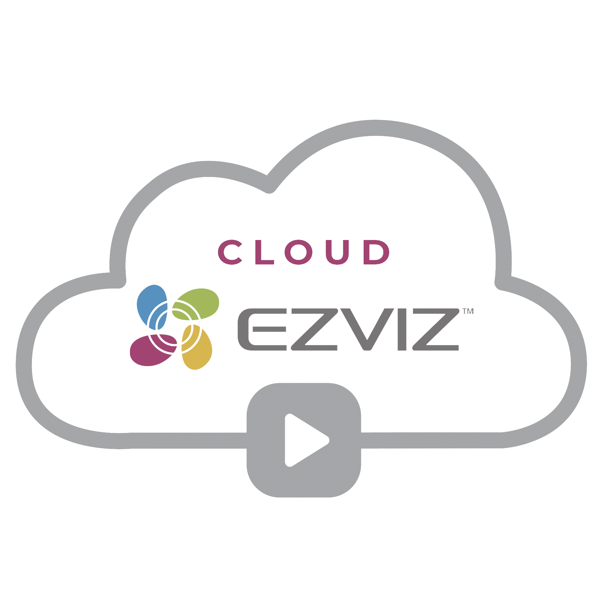 Licencia de Almacenamiento en Nube / Para 4 Cámaras / 7 Días de Retención Durante un Año / Grabación Solo por Movimiento / Compatible Exclusivamente con Dispositivos EZVIZ