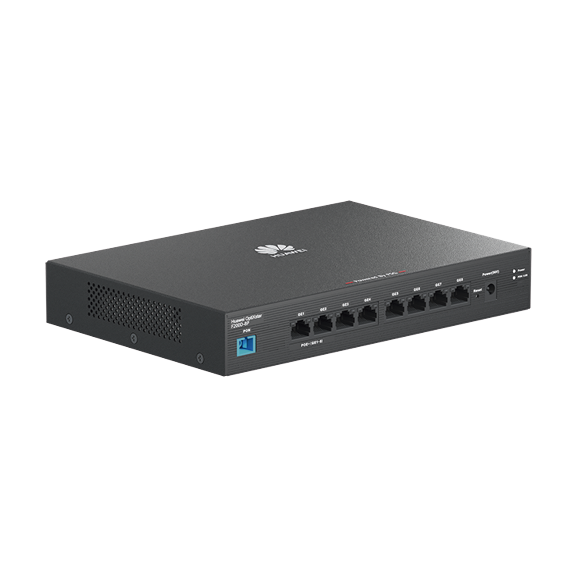 HUAWEI MiniFTTO - ONU PoE / 8 puertos 10/100/1000Mbps PoE + 1  PON (SC/UPC)/ Downstream 2.488 Gbps / Upstream 1.244 Gbps / modo puente / 120 W/ Administración Nube